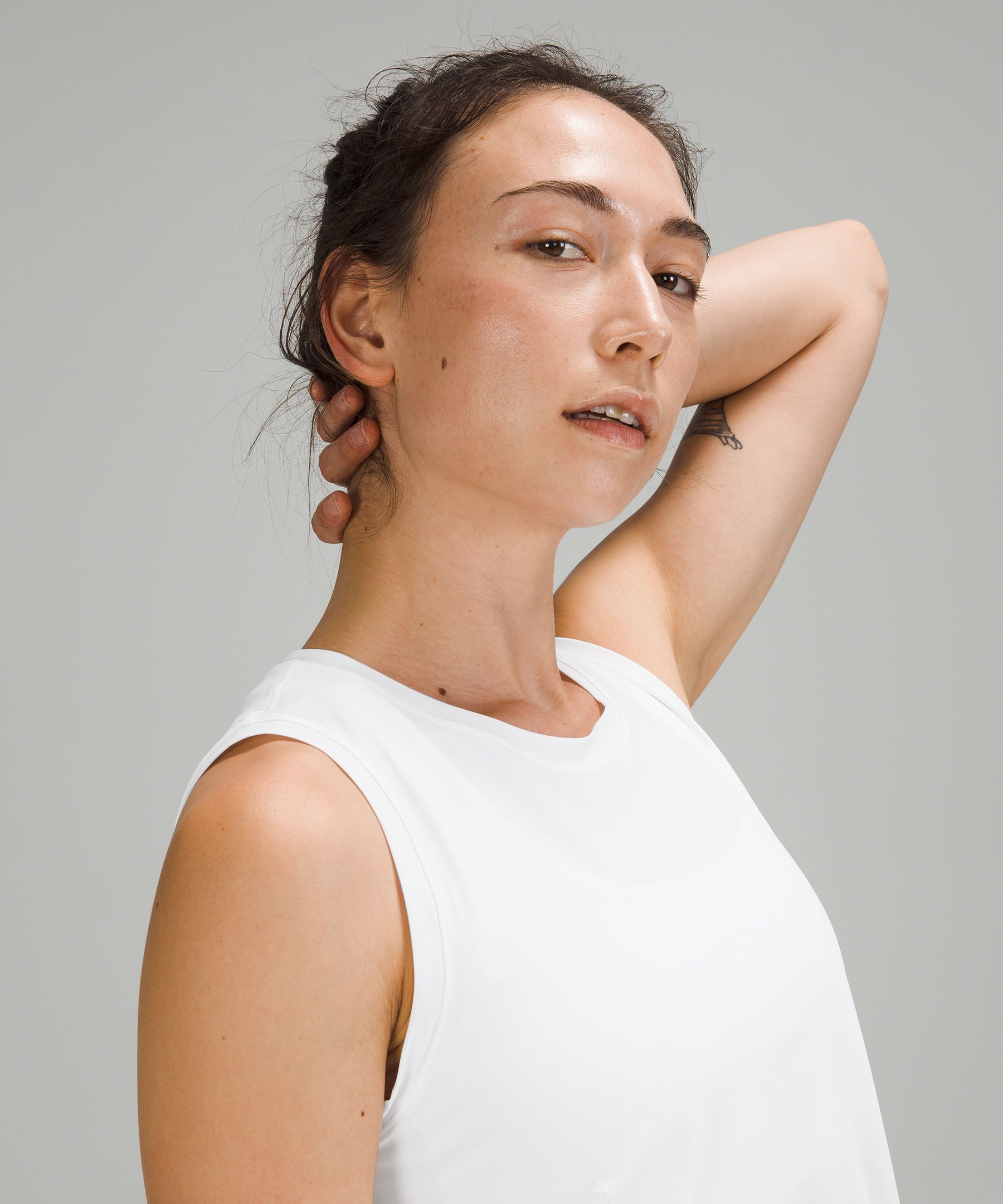 Lululemon Singlet Dame Hvite | 71086-IEZT