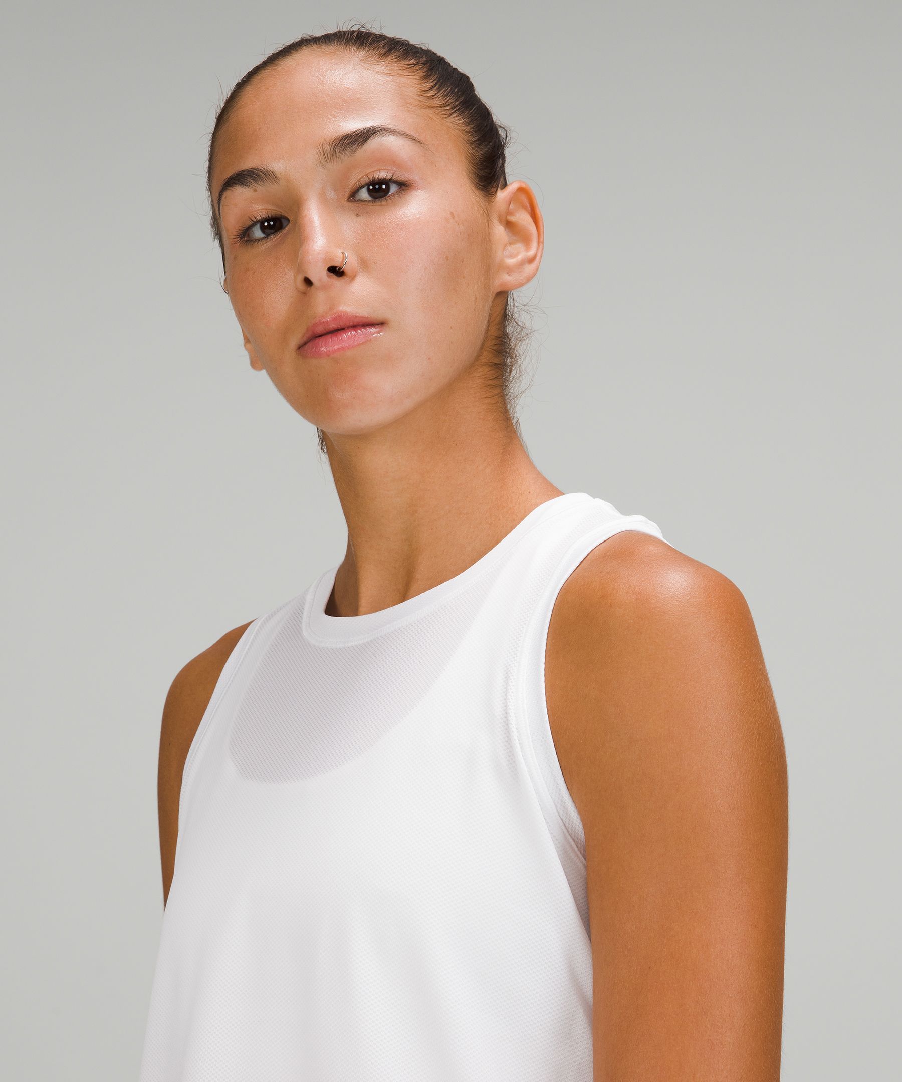 Lululemon Singlet Dame Hvite | 76048-PYUE