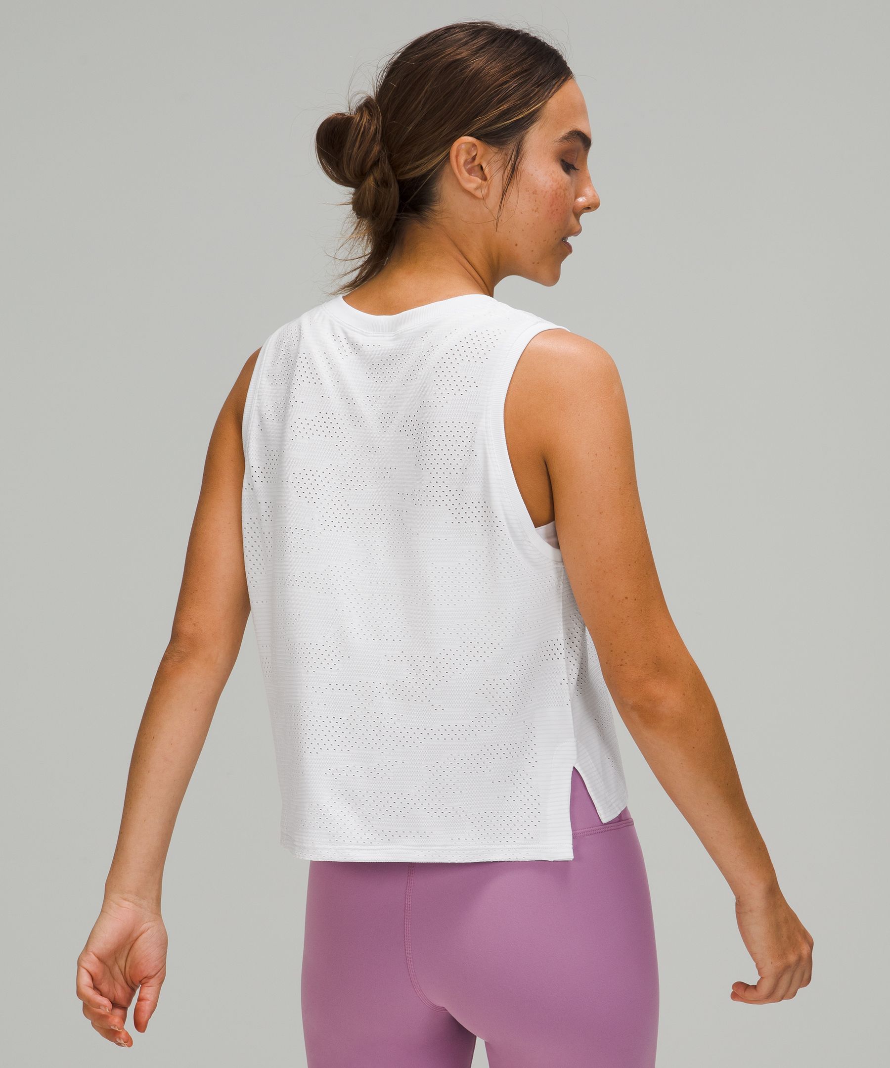 Lululemon Singlet Dame Hvite | 78935-LSIW