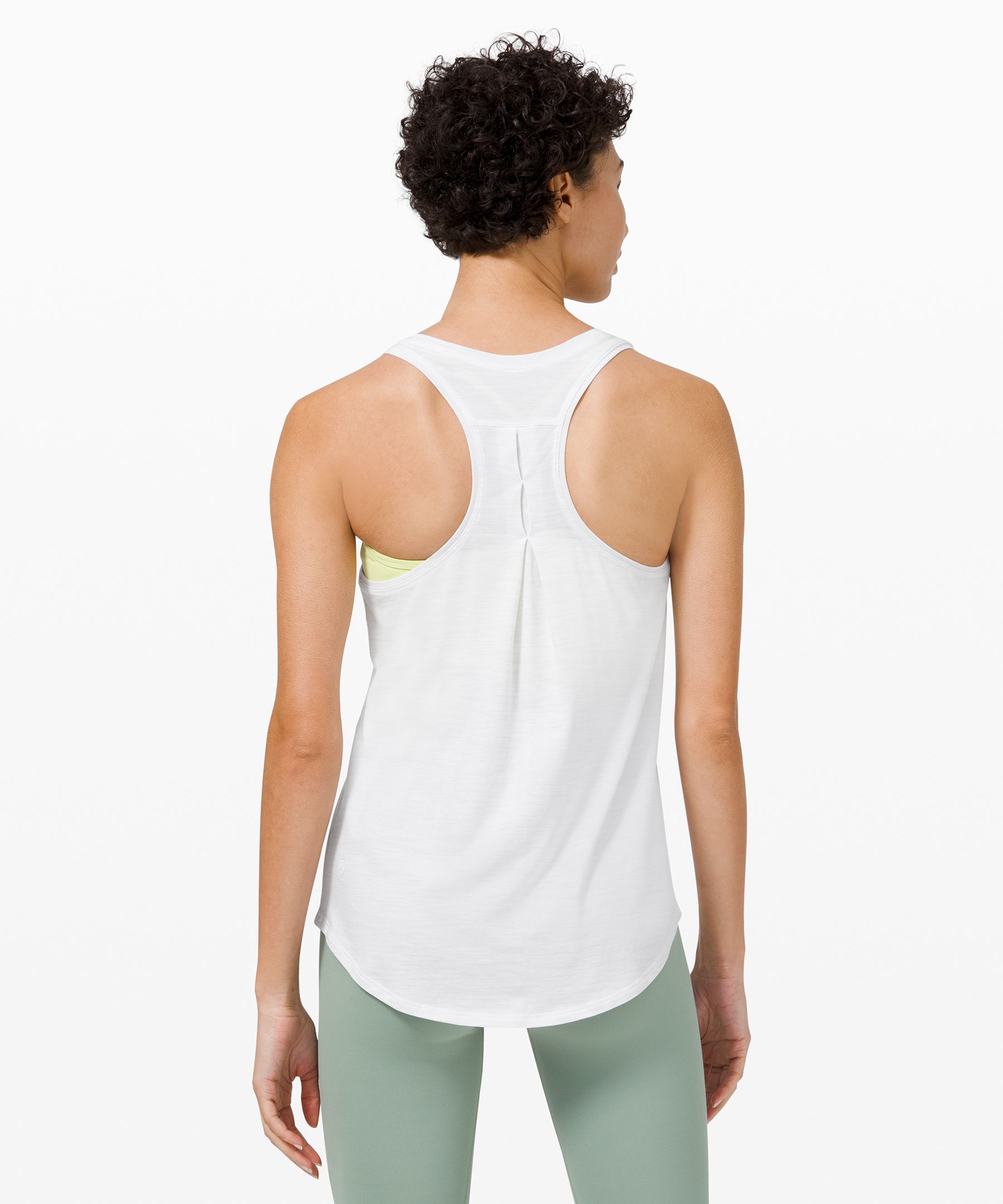 Lululemon Singlet Dame Hvite | 91864-MQHR