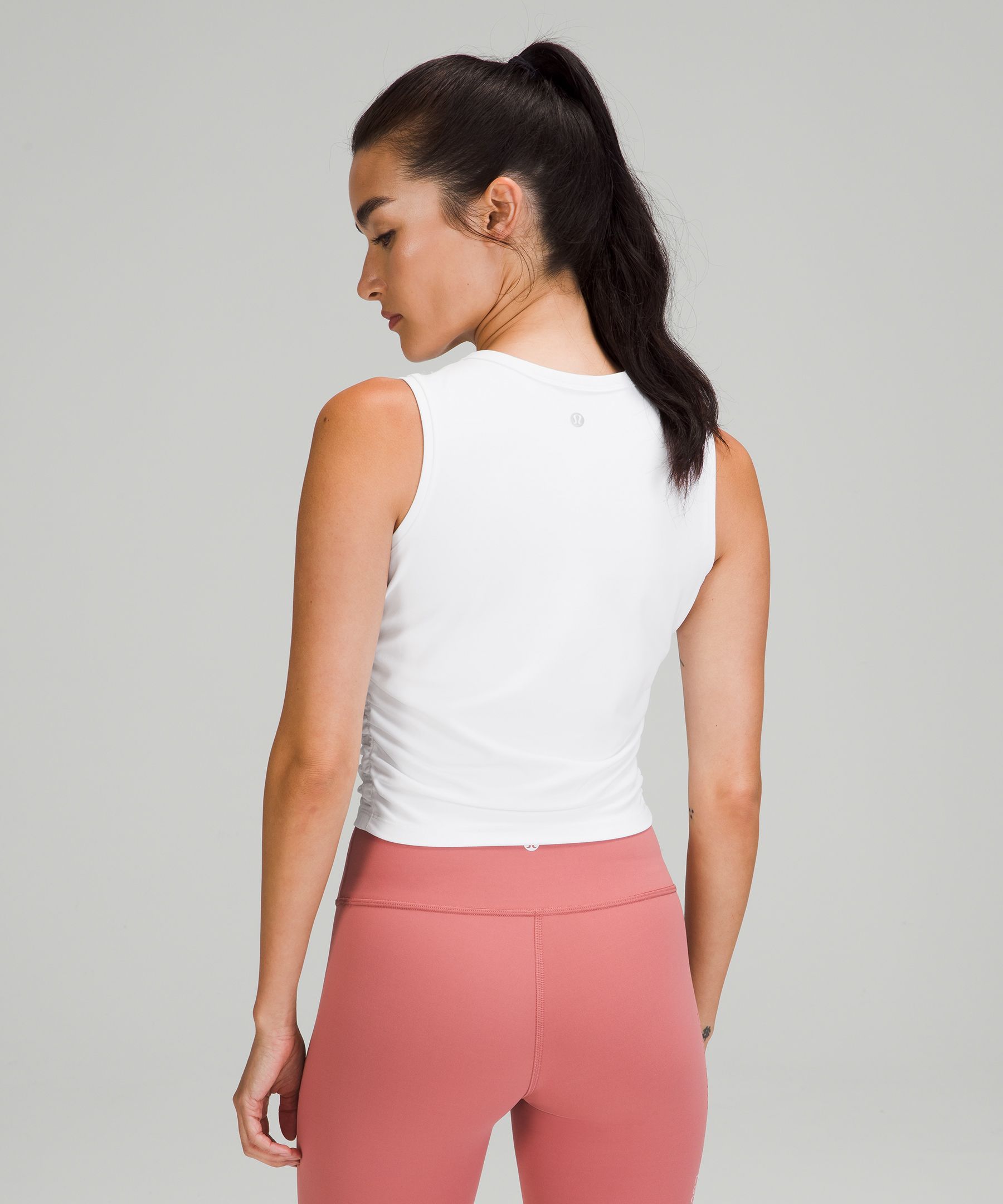 Lululemon Singlet Dame Hvite | 91865-KEOI