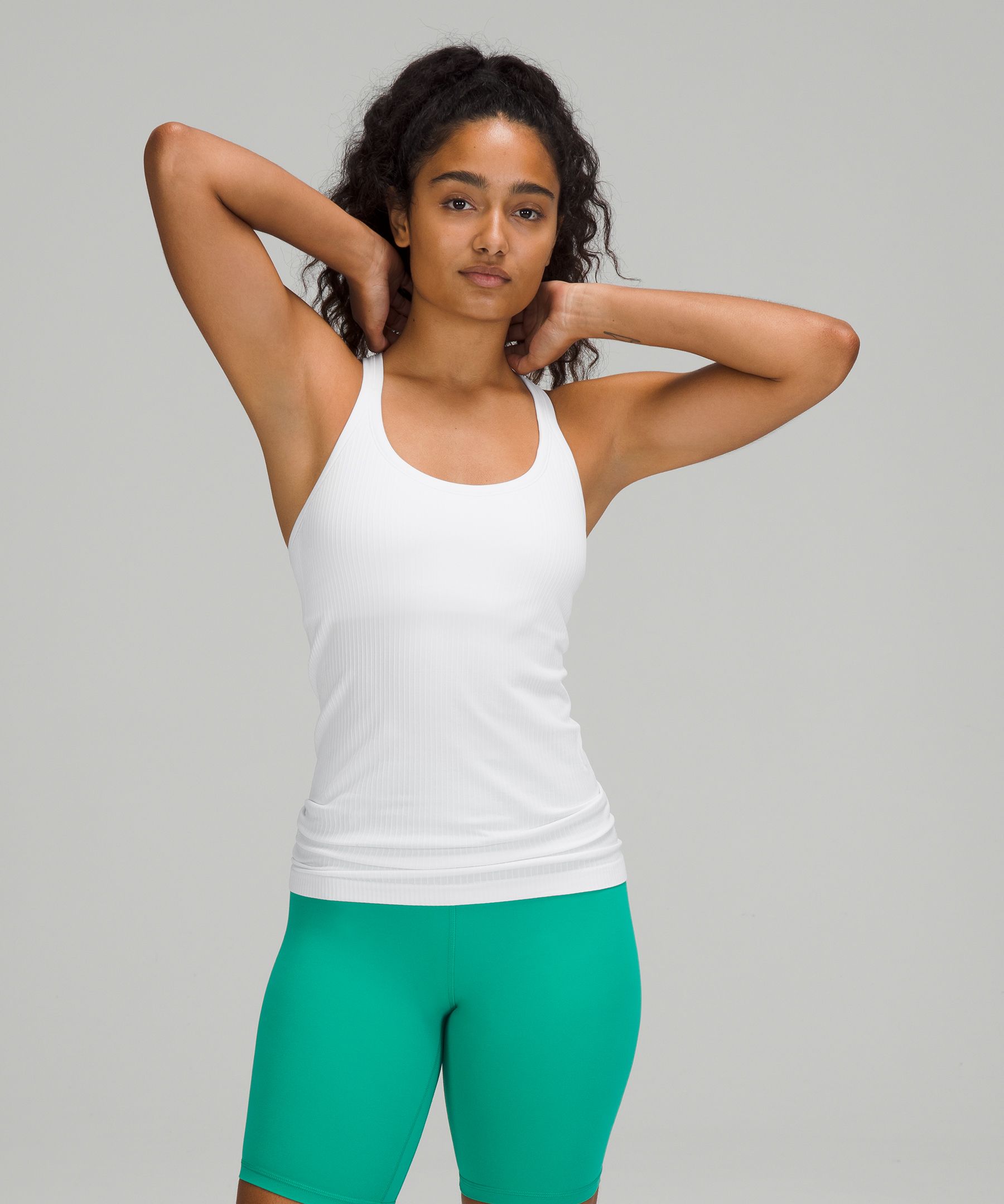 Lululemon Singlet Dame Hvite | 93021-JGLW