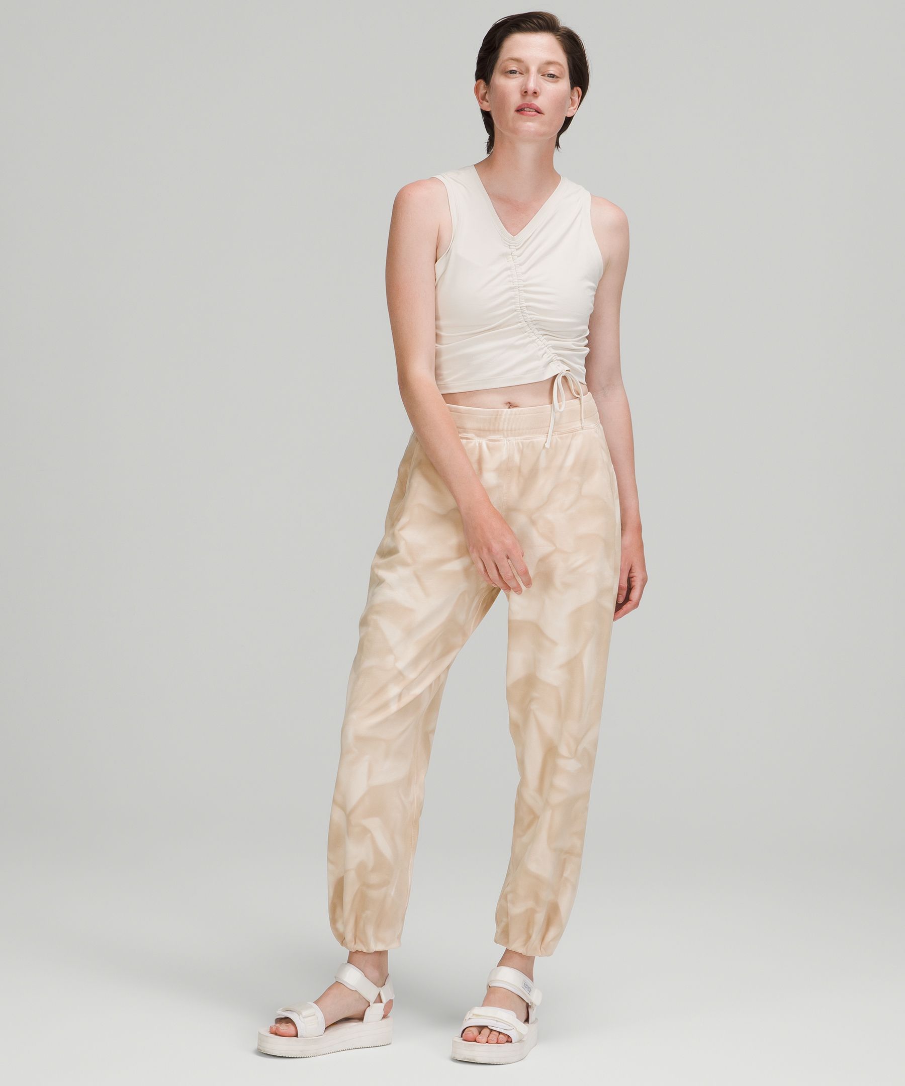 Lululemon Singlet Dame Hvite | 95107-XARE