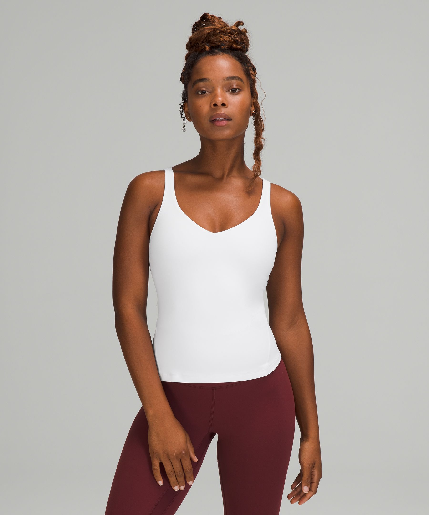 Lululemon Singlet Dame Hvite | 96817-RDXY
