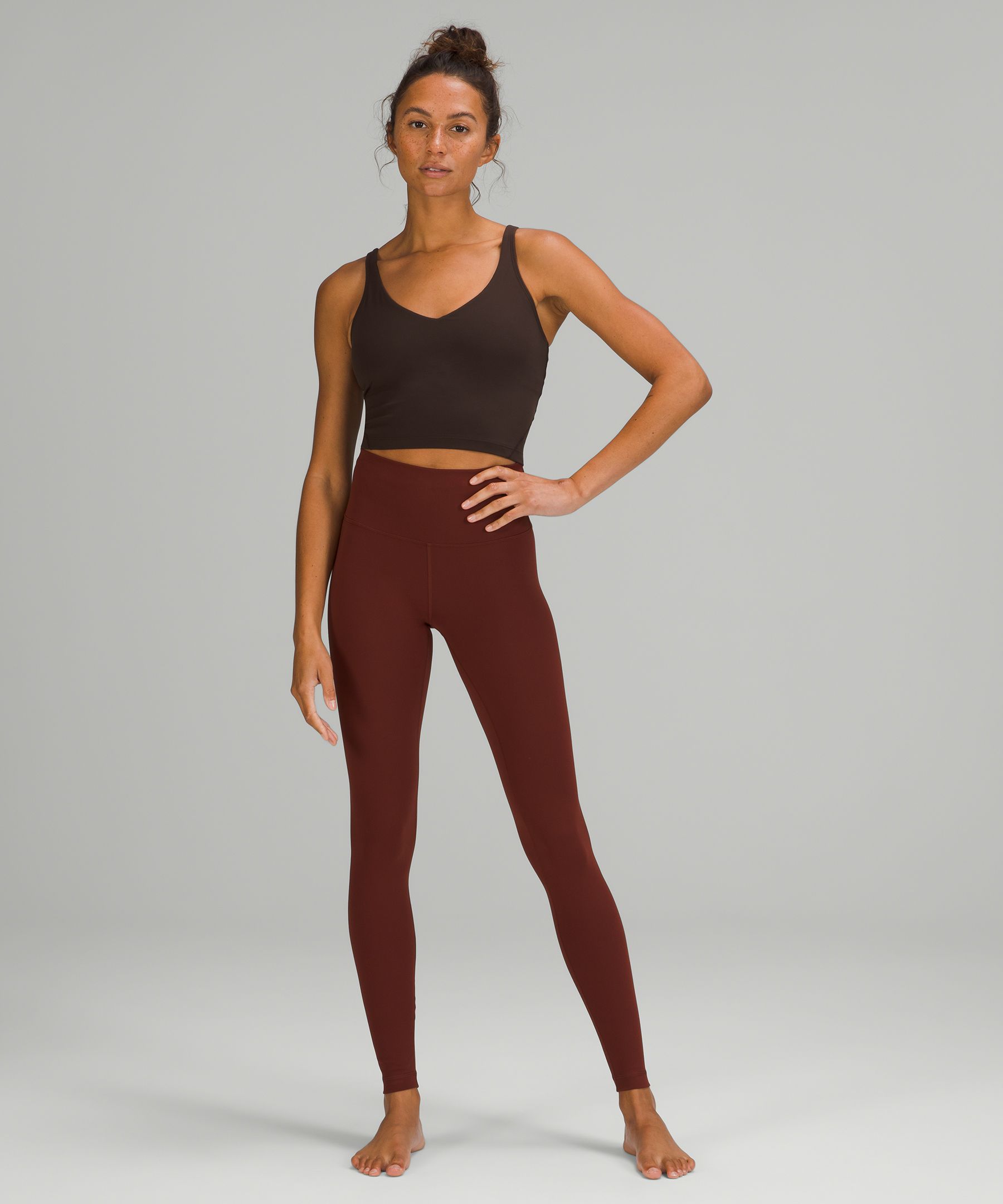 Lululemon Singlet Dame Kaffe | 34579-AQPF