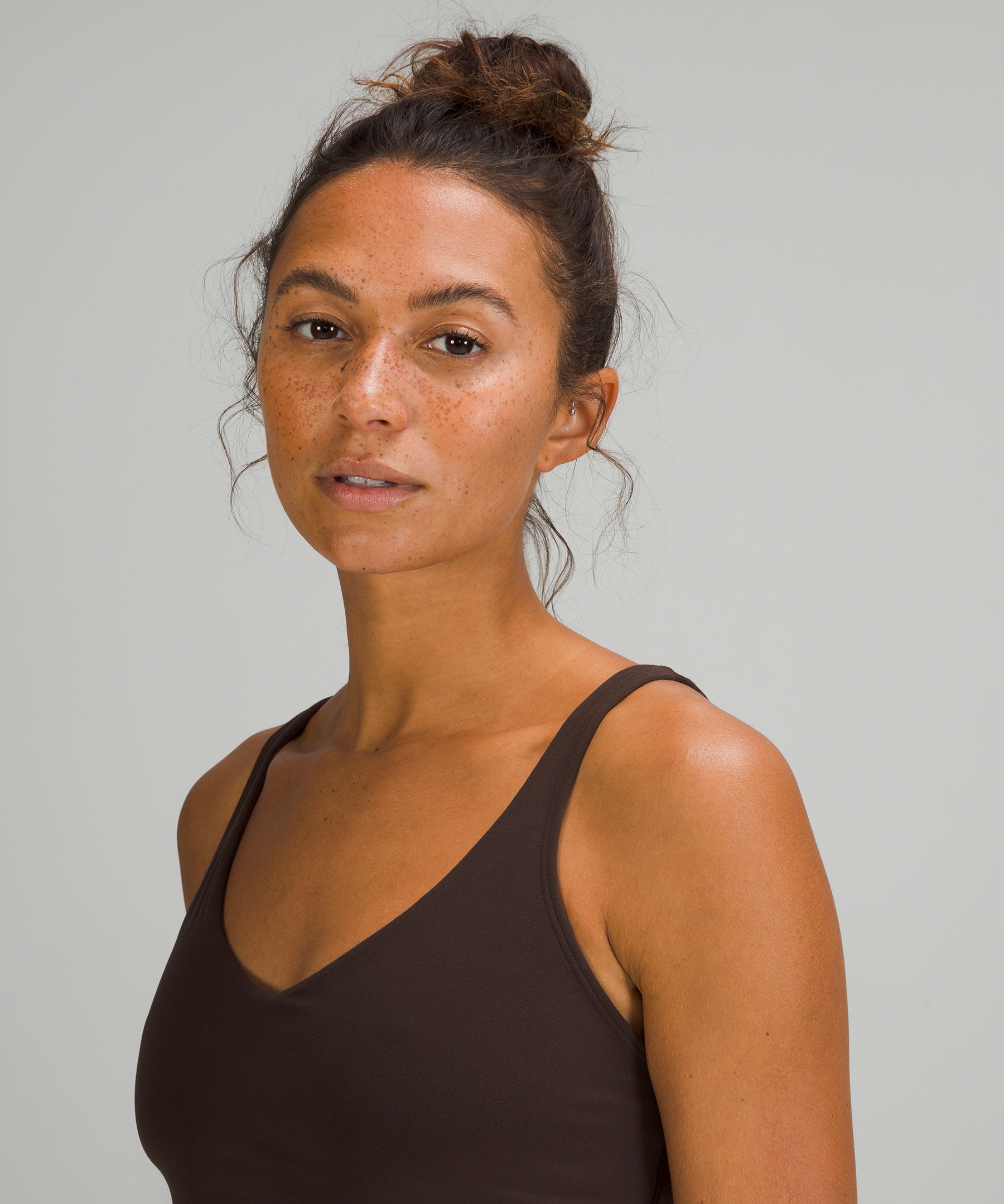 Lululemon Singlet Dame Kaffe | 34579-AQPF