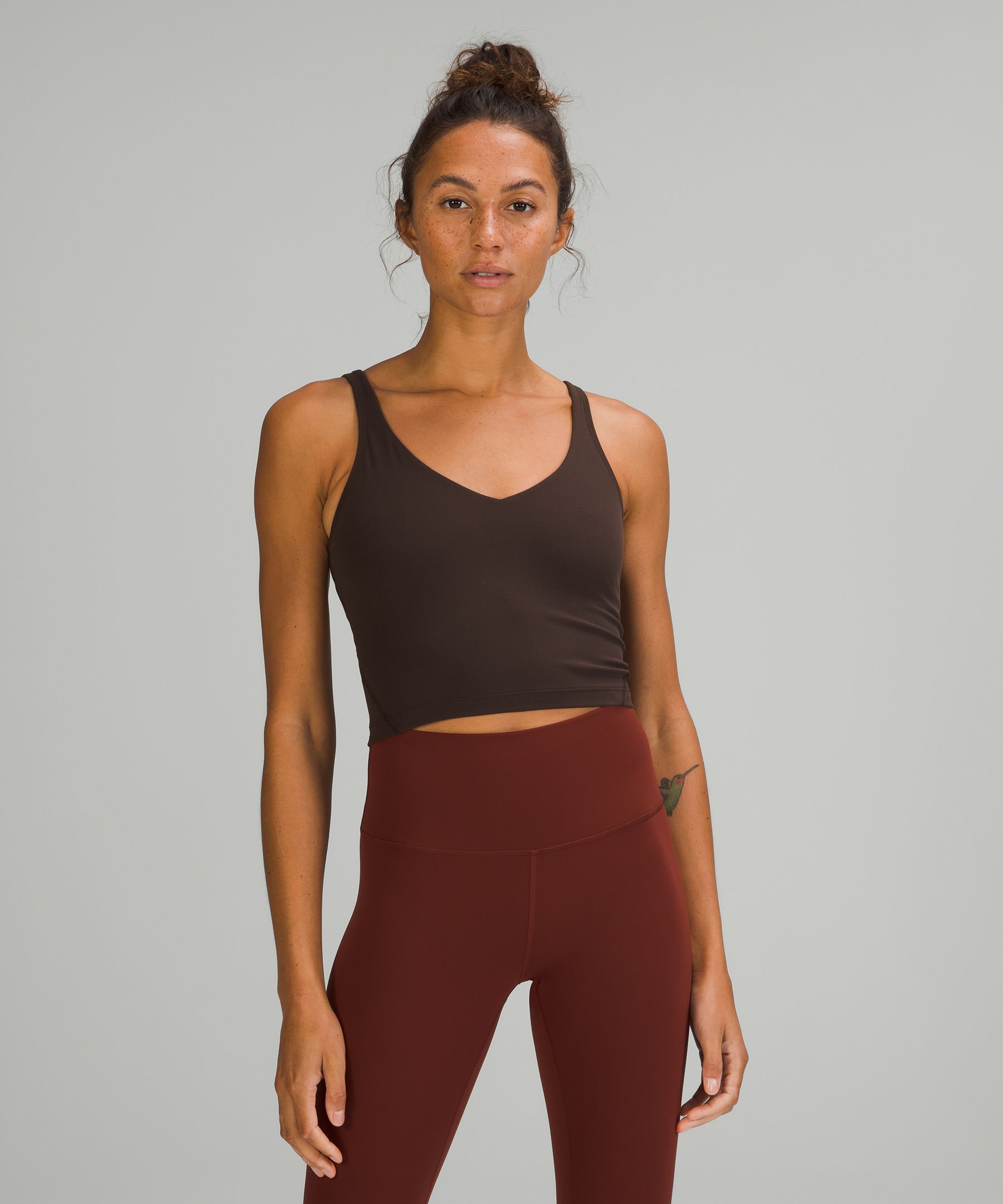 Lululemon Singlet Dame Kaffe | 34579-AQPF