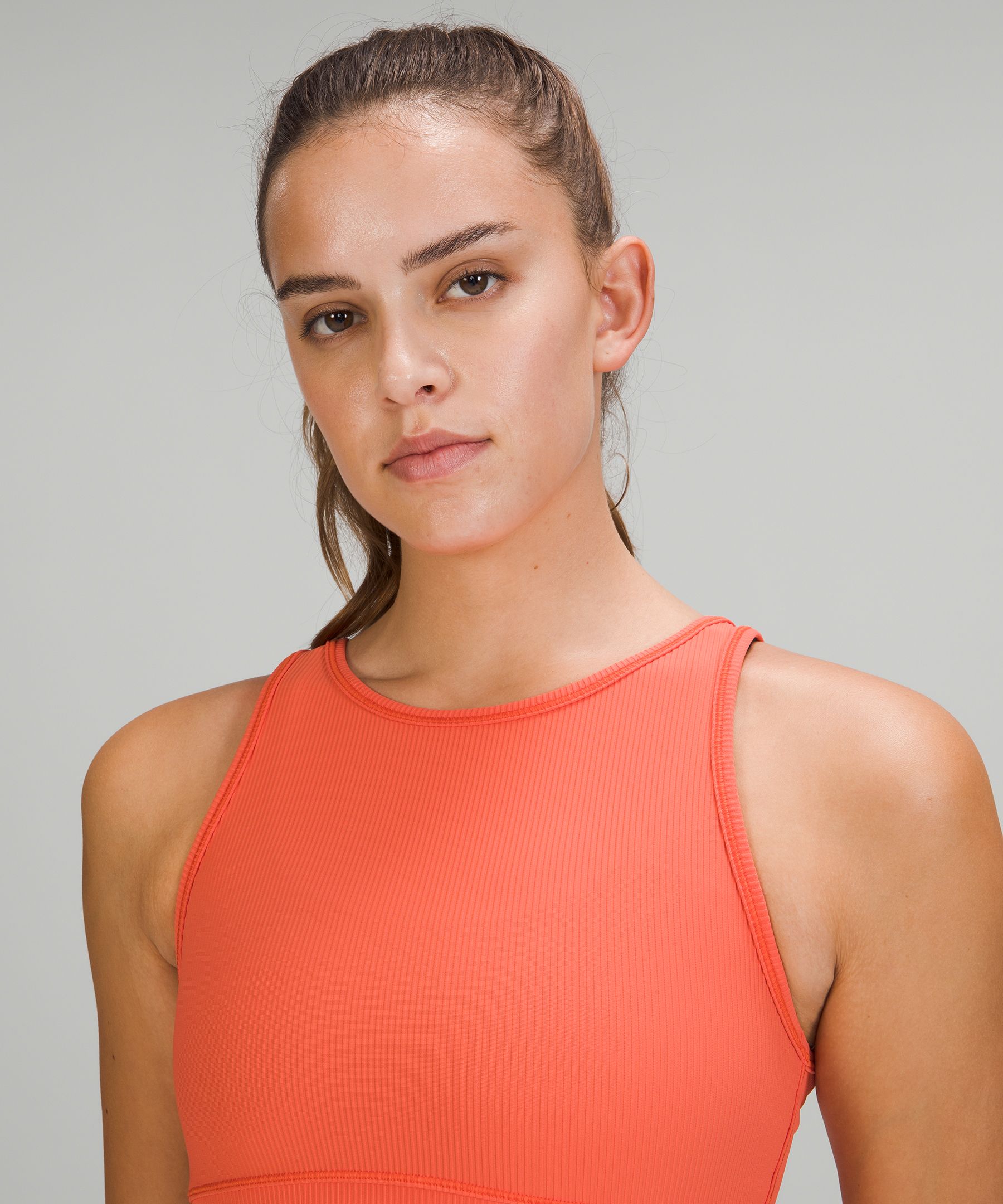 Lululemon Singlet Dame Korall | 68345-FEBN