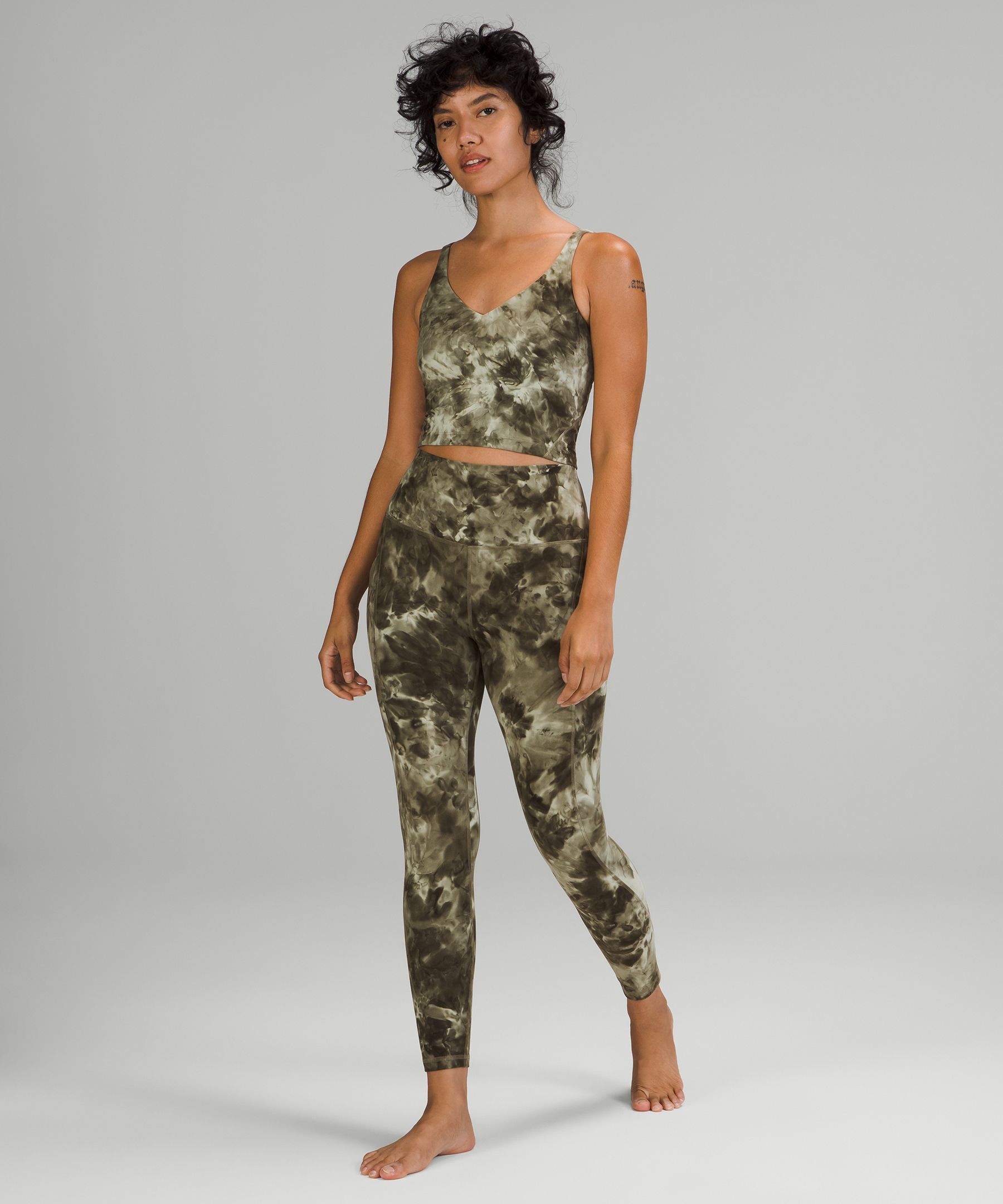 Lululemon Singlet Dame Lyse Olivengrønne | 03847-ZPYS