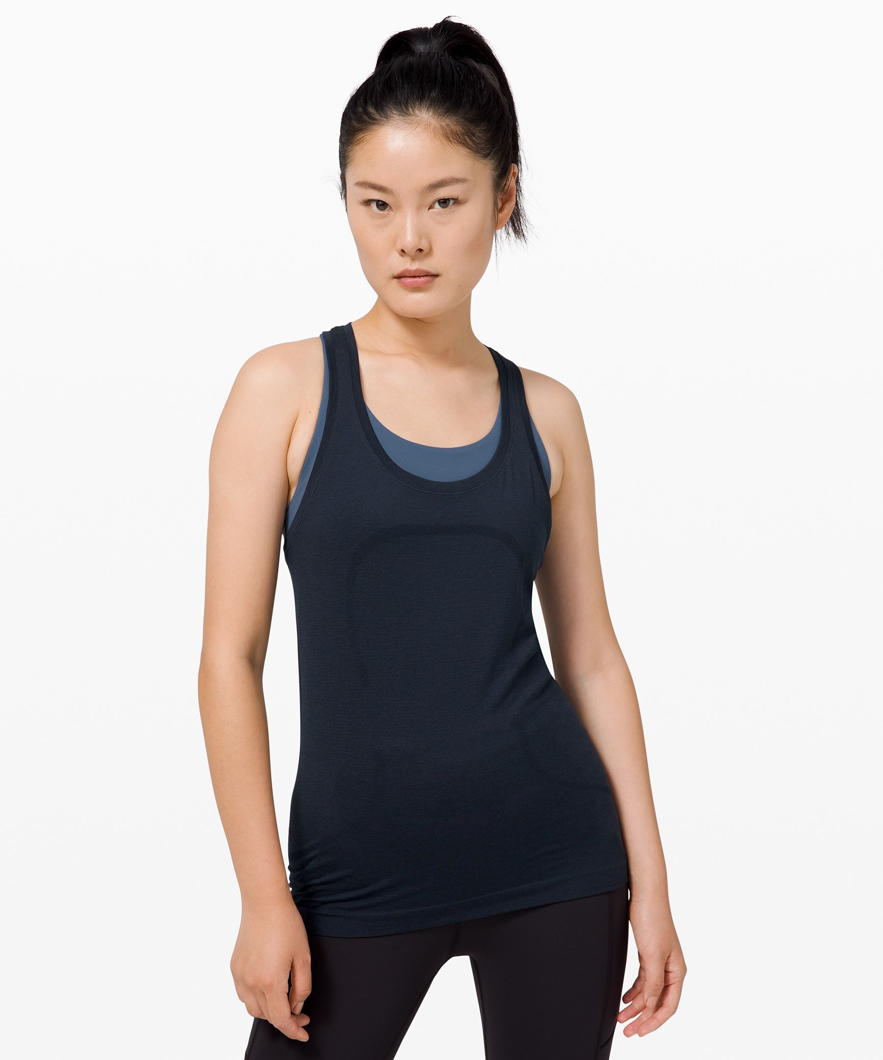 Lululemon Singlet Dame Marineblå | 18403-LIUV