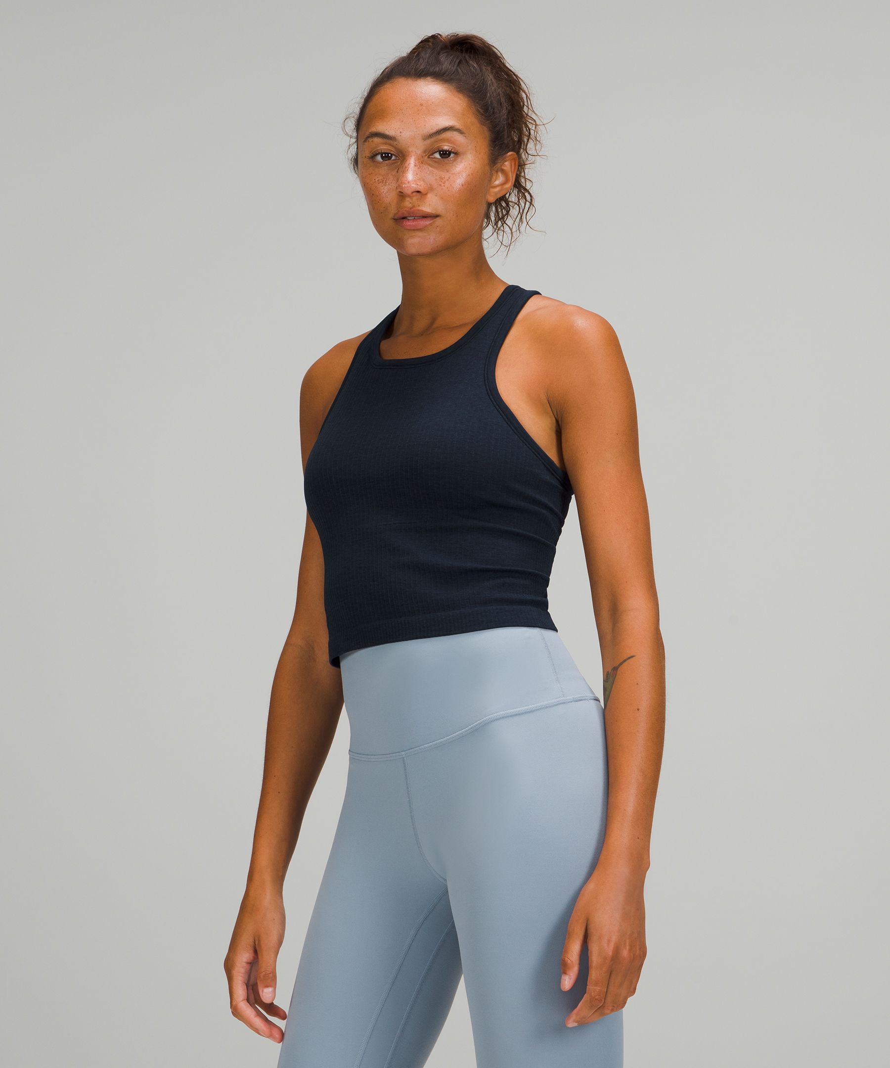 Lululemon Singlet Dame Marineblå | 85429-GRFL