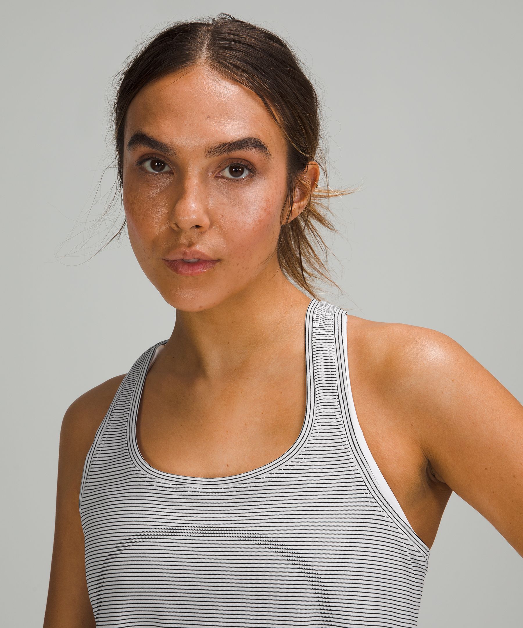 Lululemon Singlet Dame Mørke Grå | 60893-ETWD
