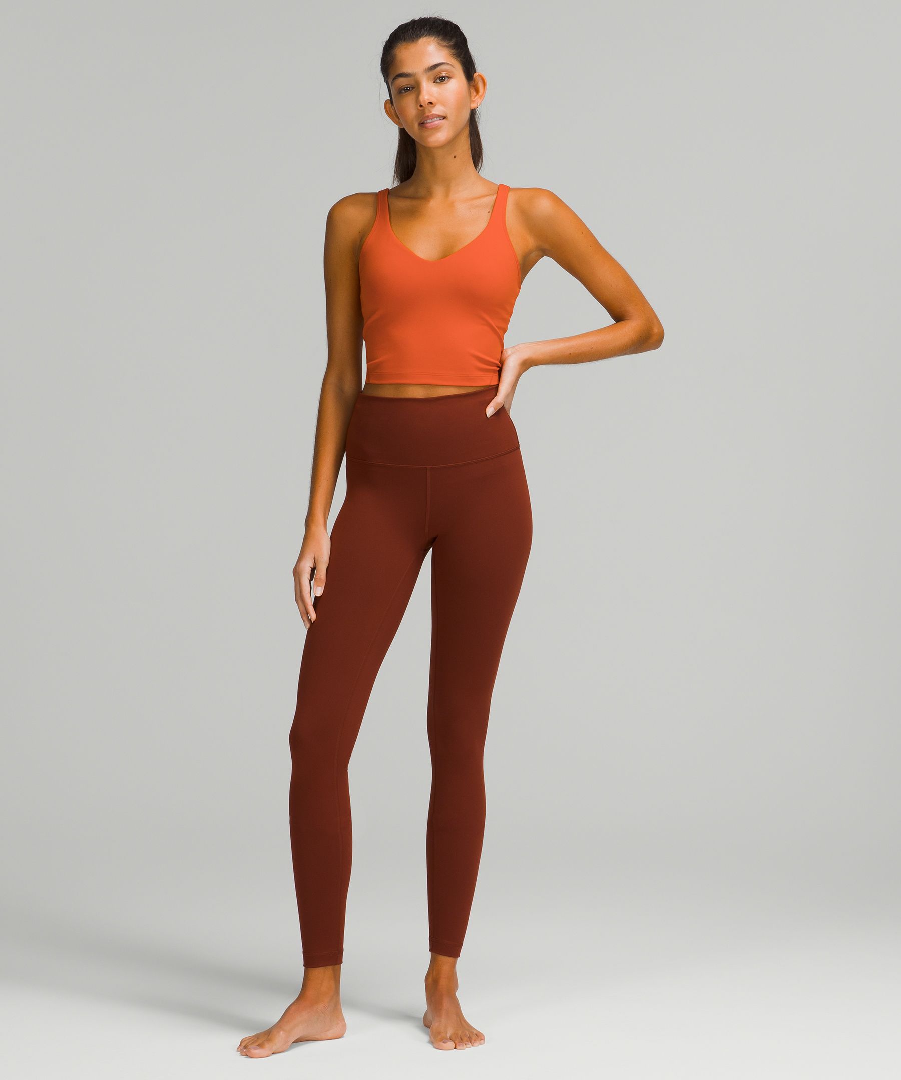 Lululemon Singlet Dame Oransje | 93765-JSTN