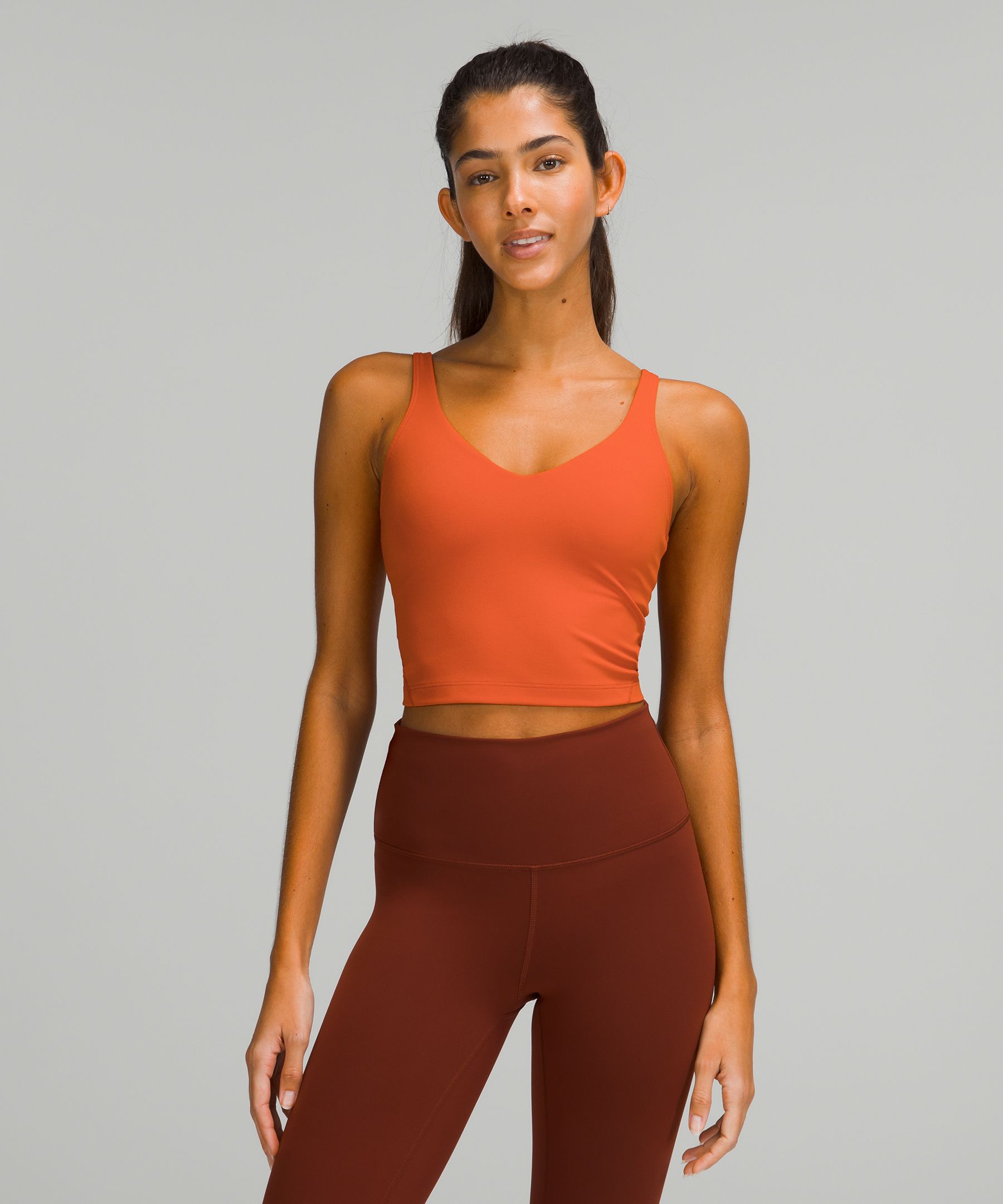 Lululemon Singlet Dame Oransje | 93765-JSTN
