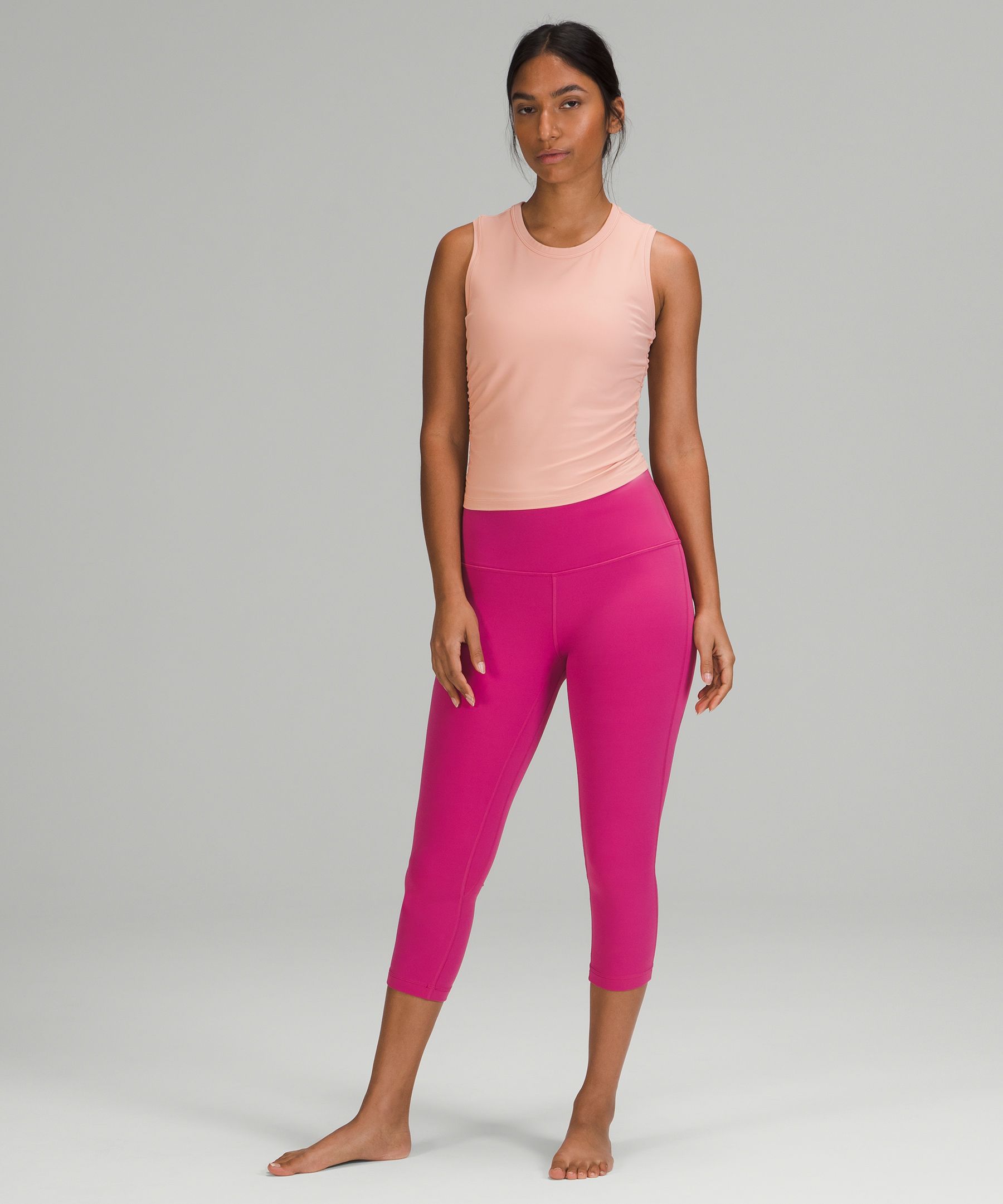 Lululemon Singlet Dame Rosa | 01592-QGKI