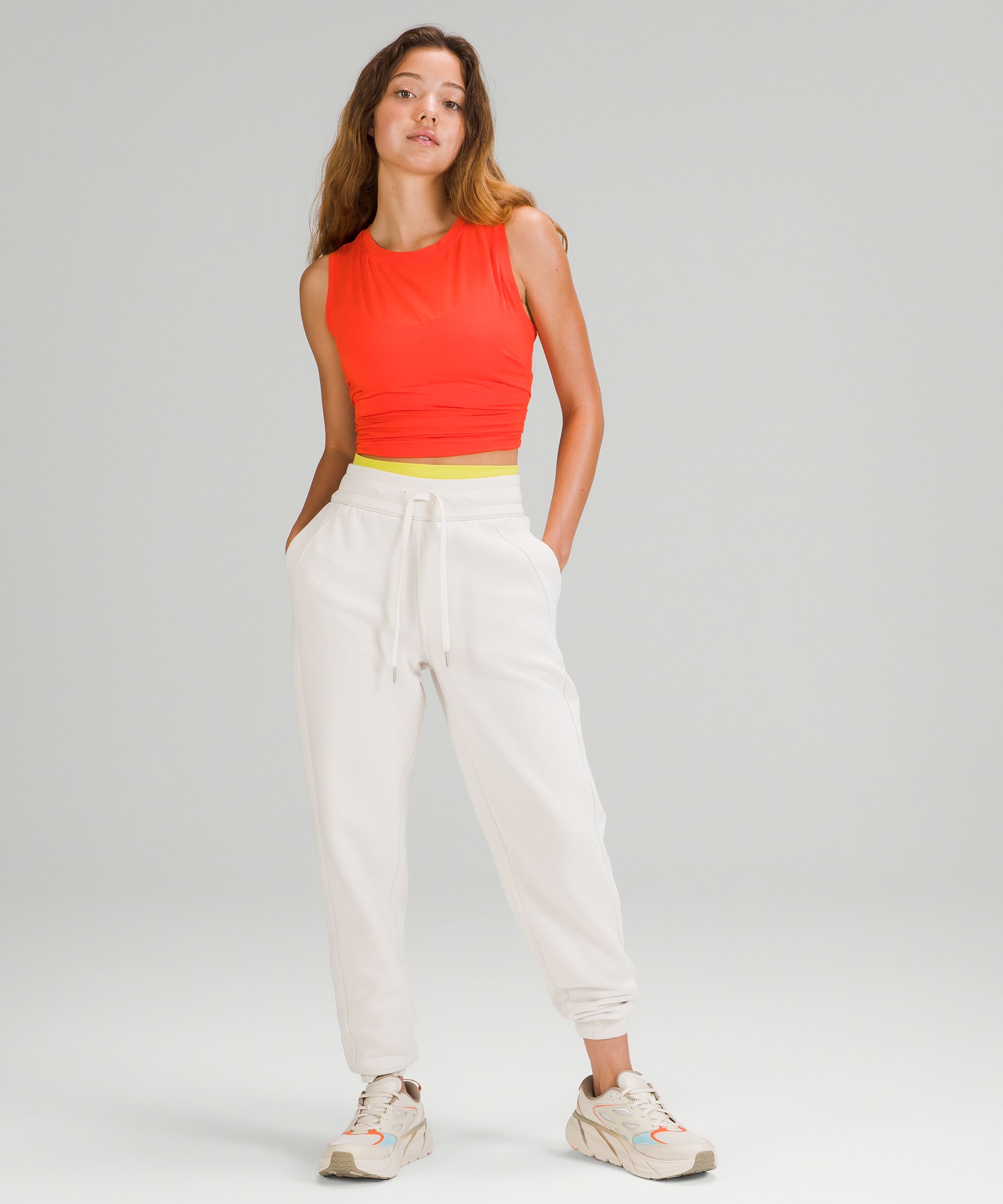 Lululemon Singlet Dame Rød | 60589-KHMY