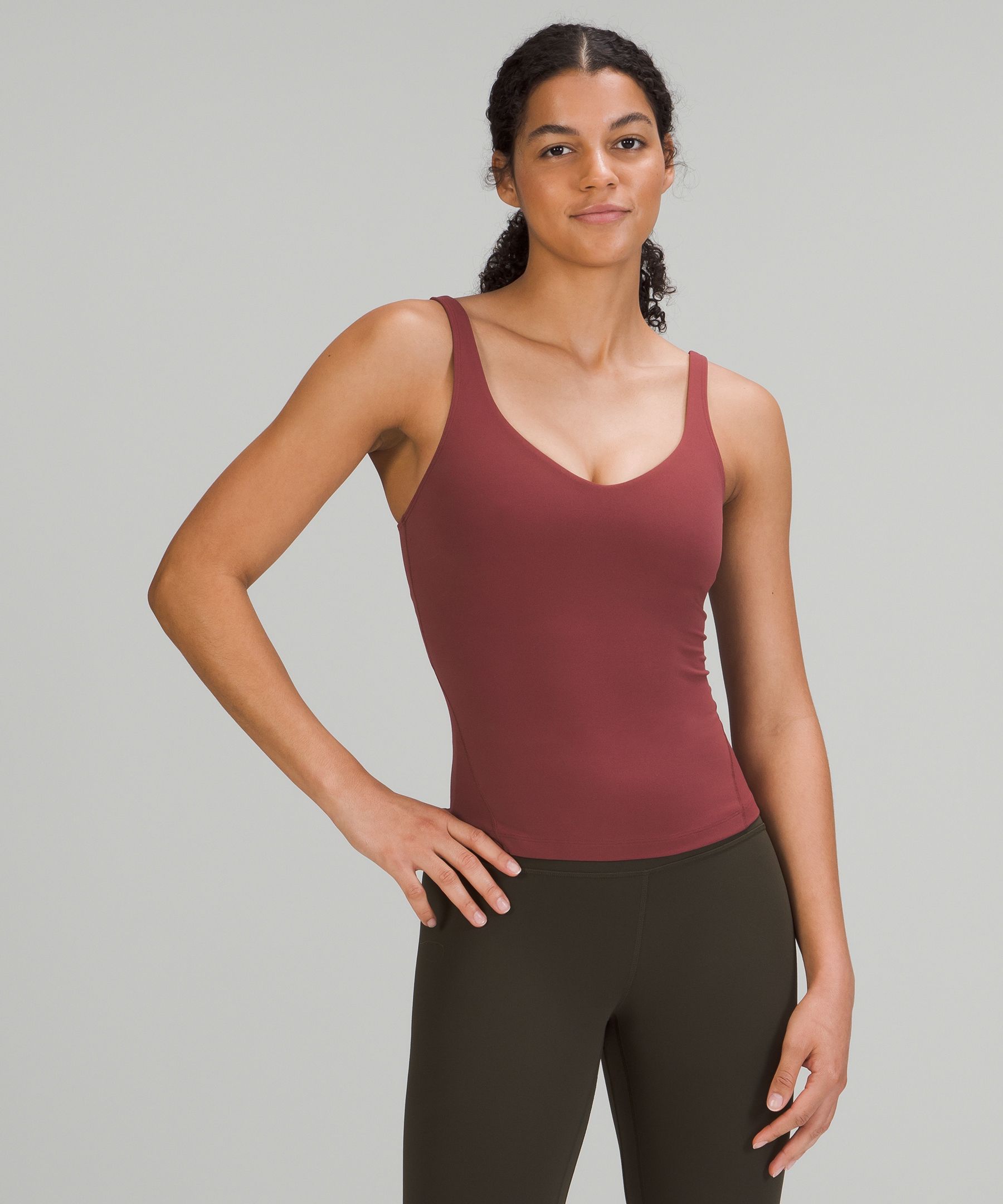 Lululemon Singlet Dame Rød | 93264-RWBC