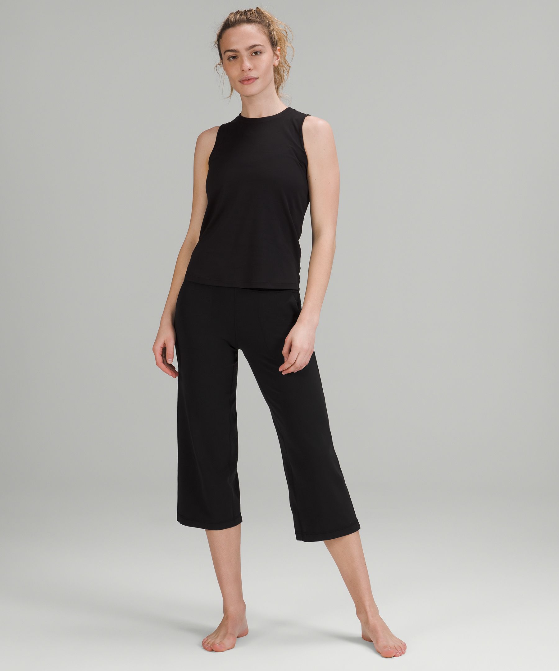 Lululemon Singlet Dame Svarte | 06579-RPDV