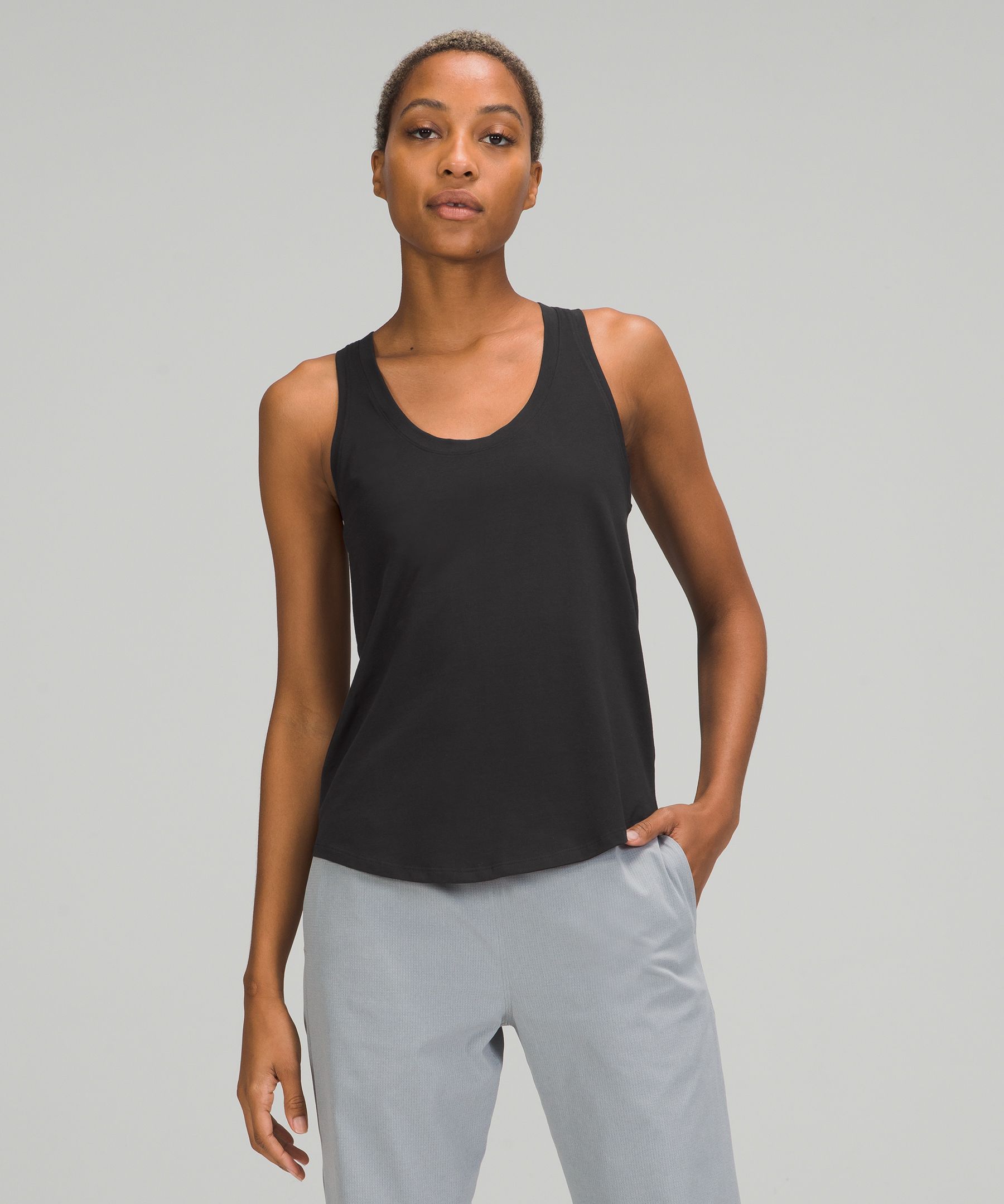 Lululemon Singlet Dame Svarte | 32756-KCMS