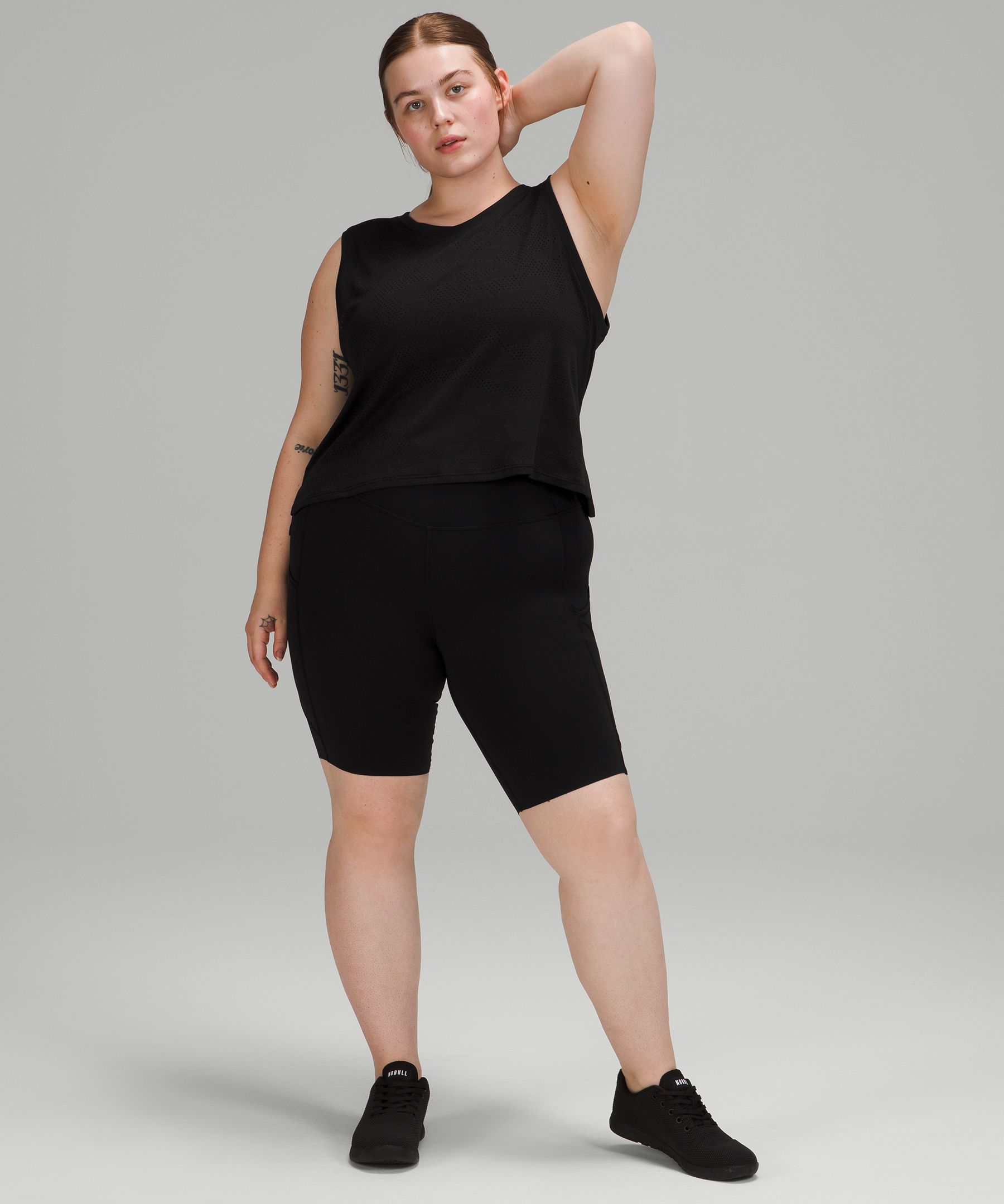 Lululemon Singlet Dame Svarte | 37549-UAVD