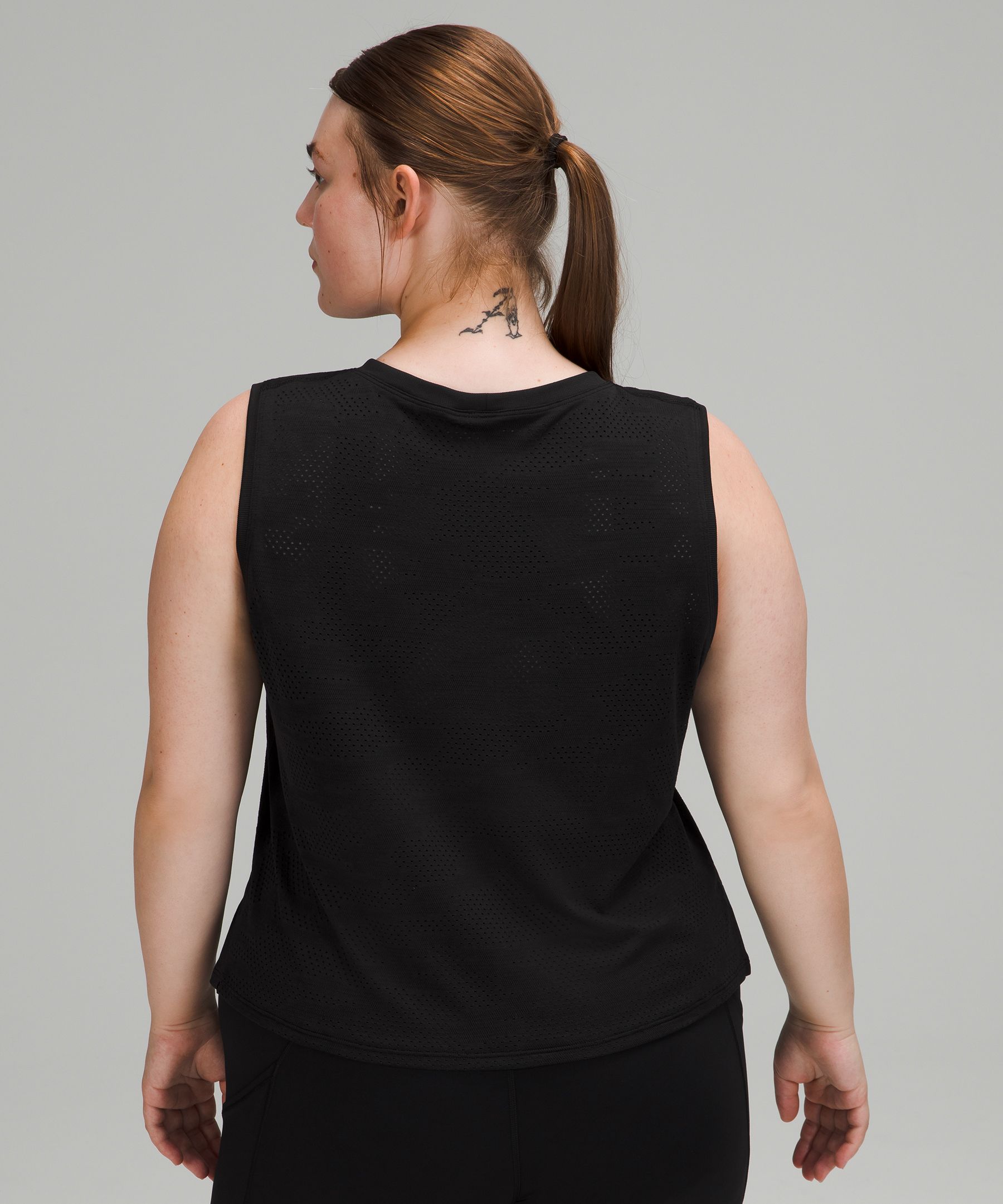 Lululemon Singlet Dame Svarte | 37549-UAVD