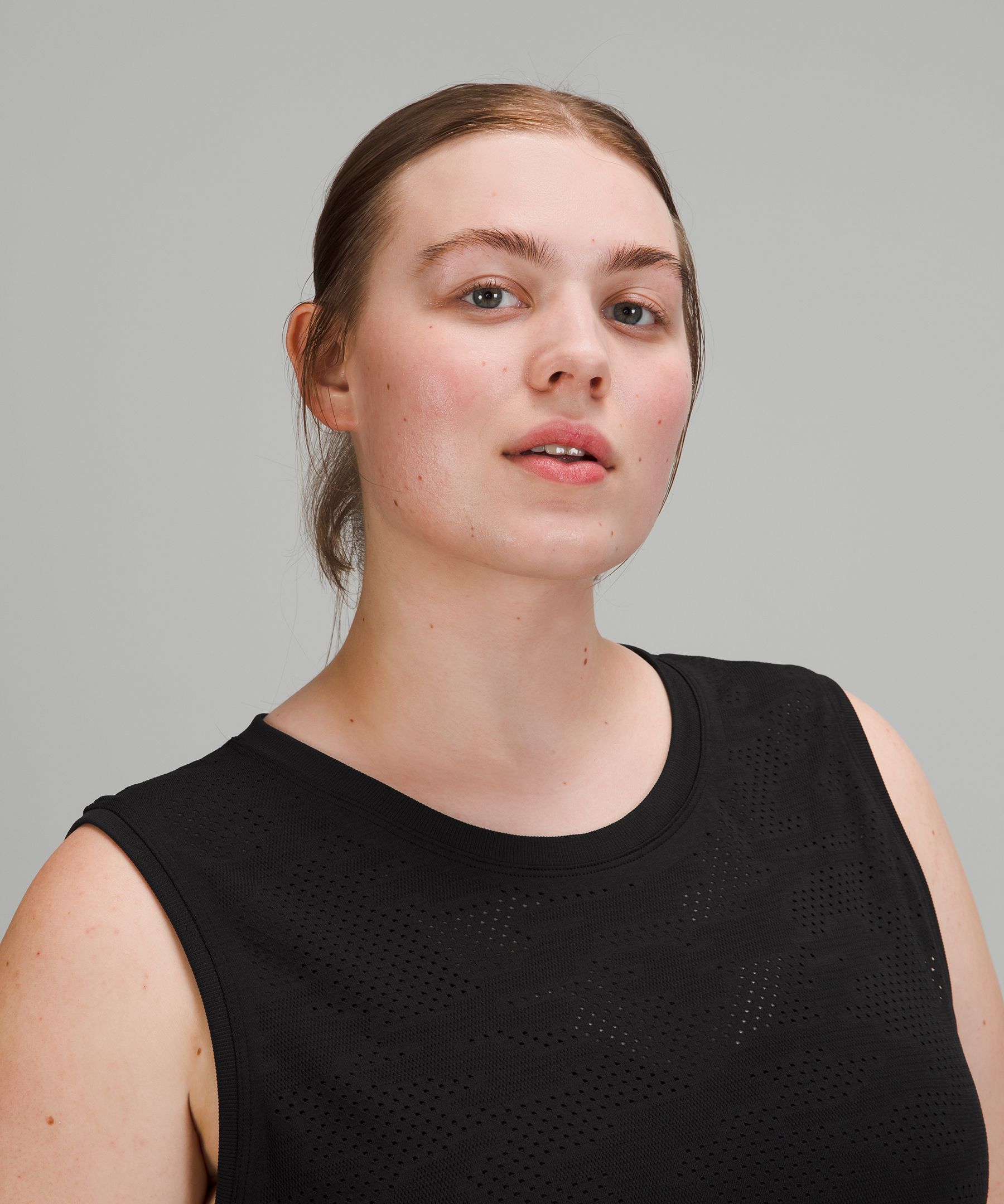 Lululemon Singlet Dame Svarte | 37549-UAVD