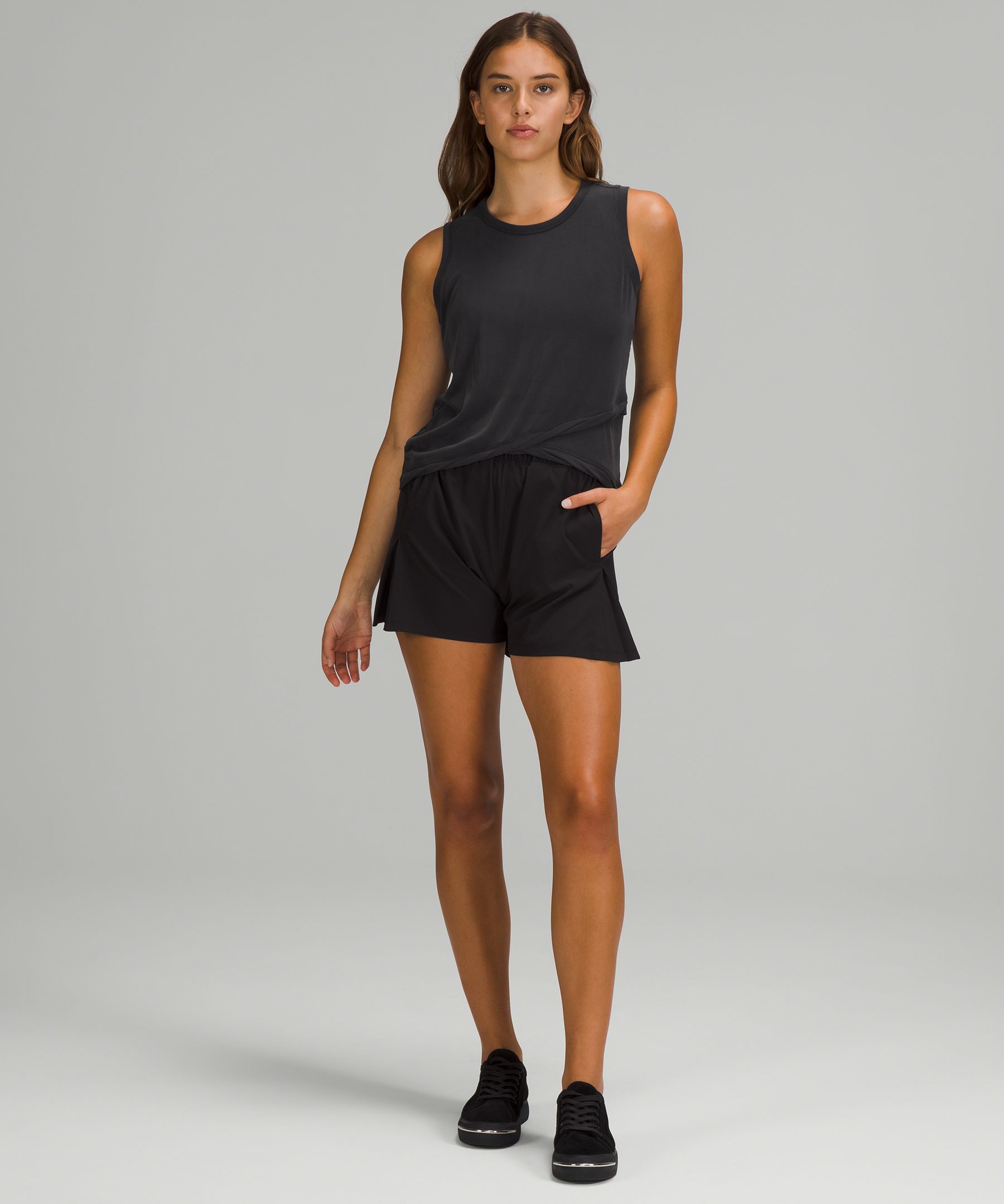 Lululemon Singlet Dame Svarte | 39276-KVIU