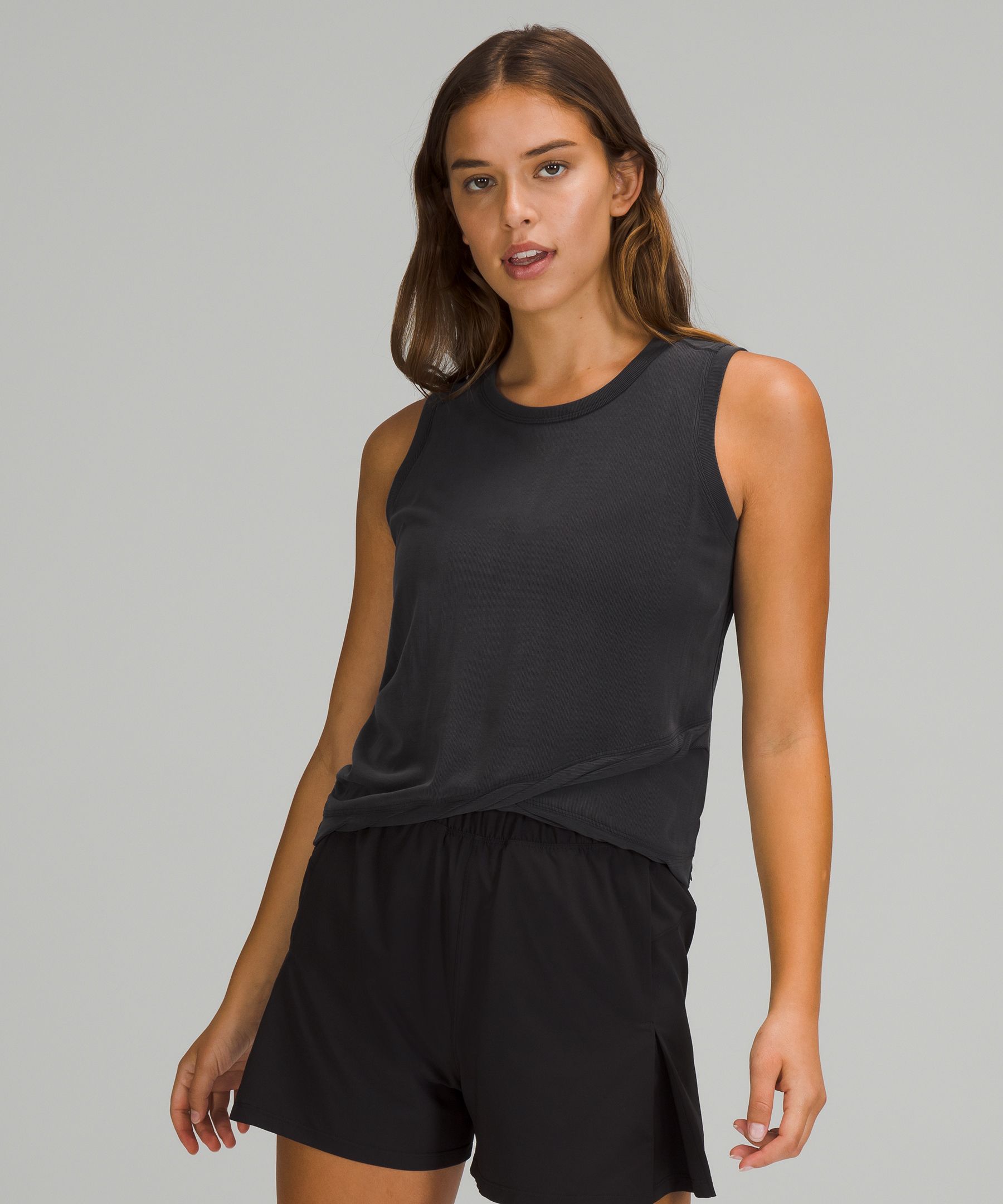 Lululemon Singlet Dame Svarte | 39276-KVIU
