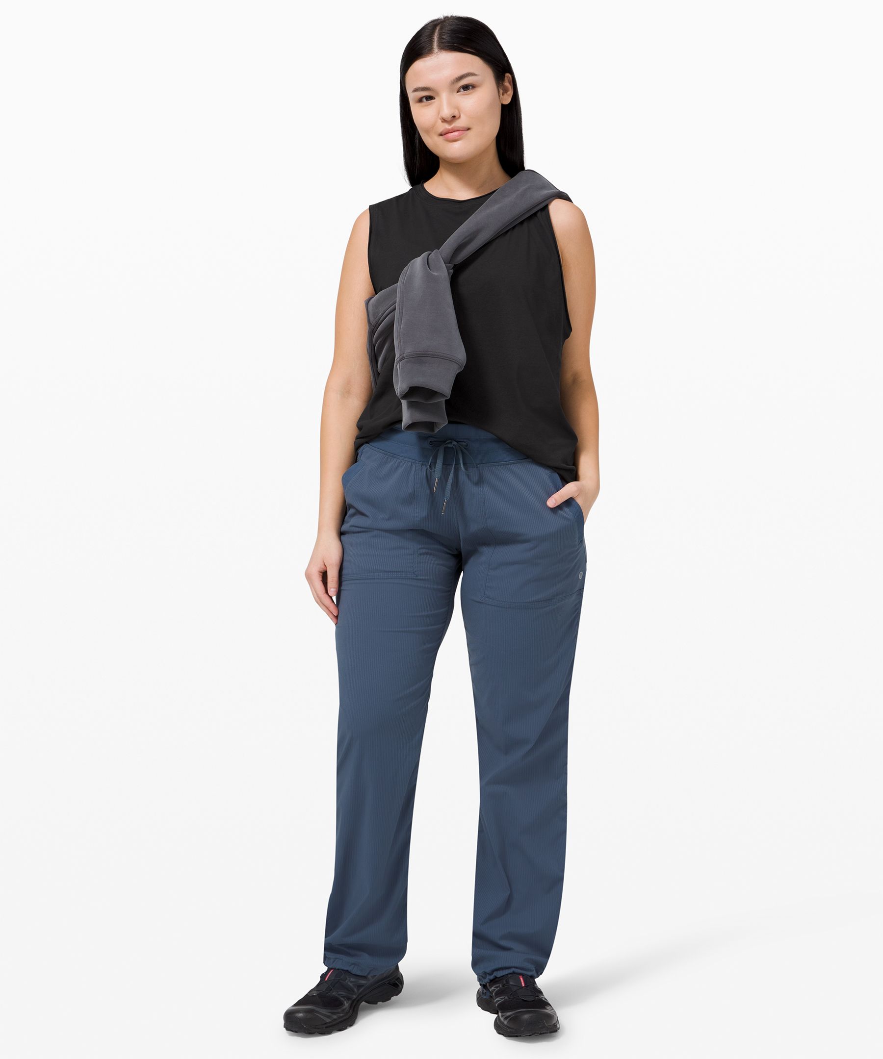 Lululemon Singlet Dame Svarte | 51732-UAZP