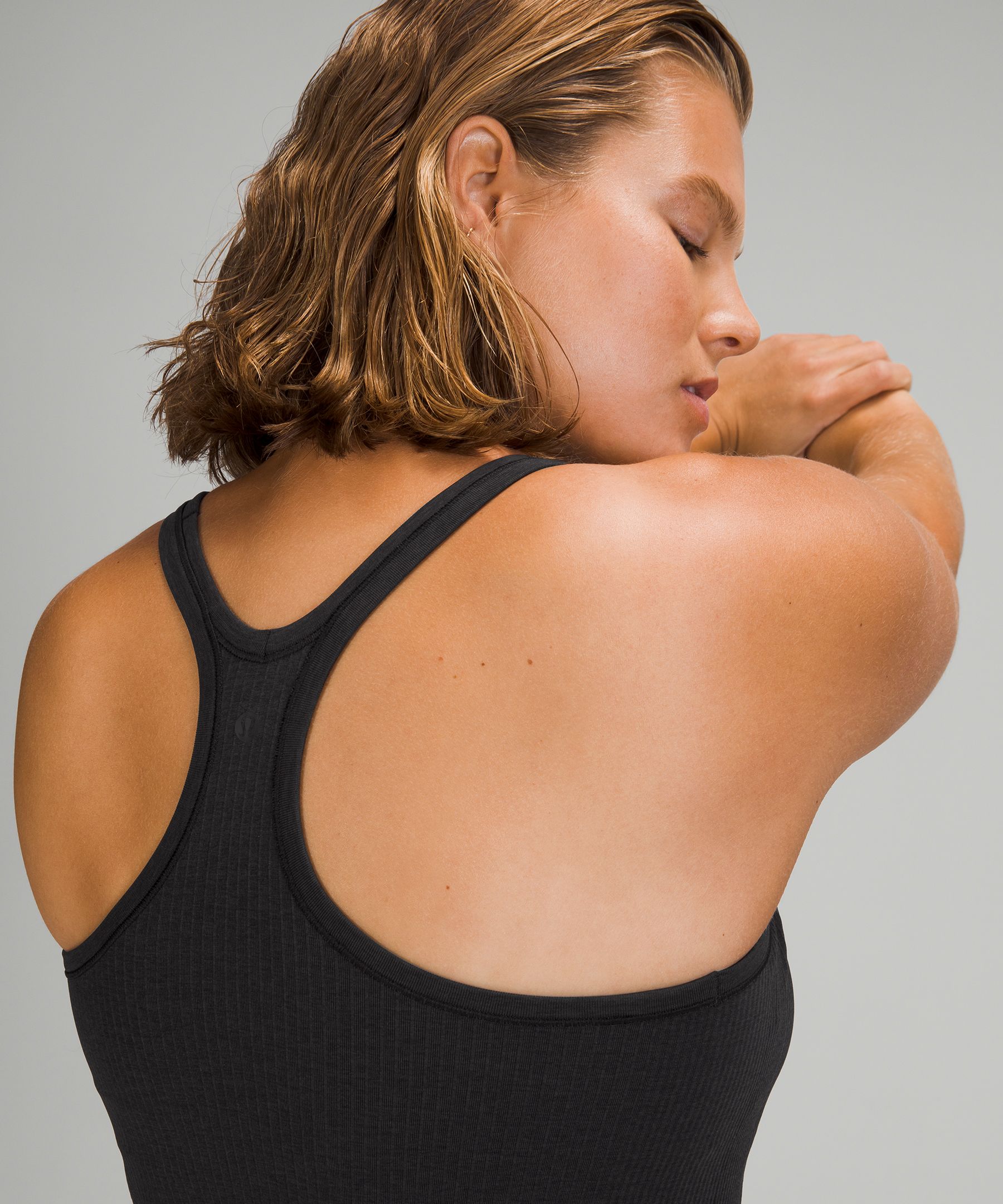 Lululemon Singlet Dame Svarte | 86739-ICJK