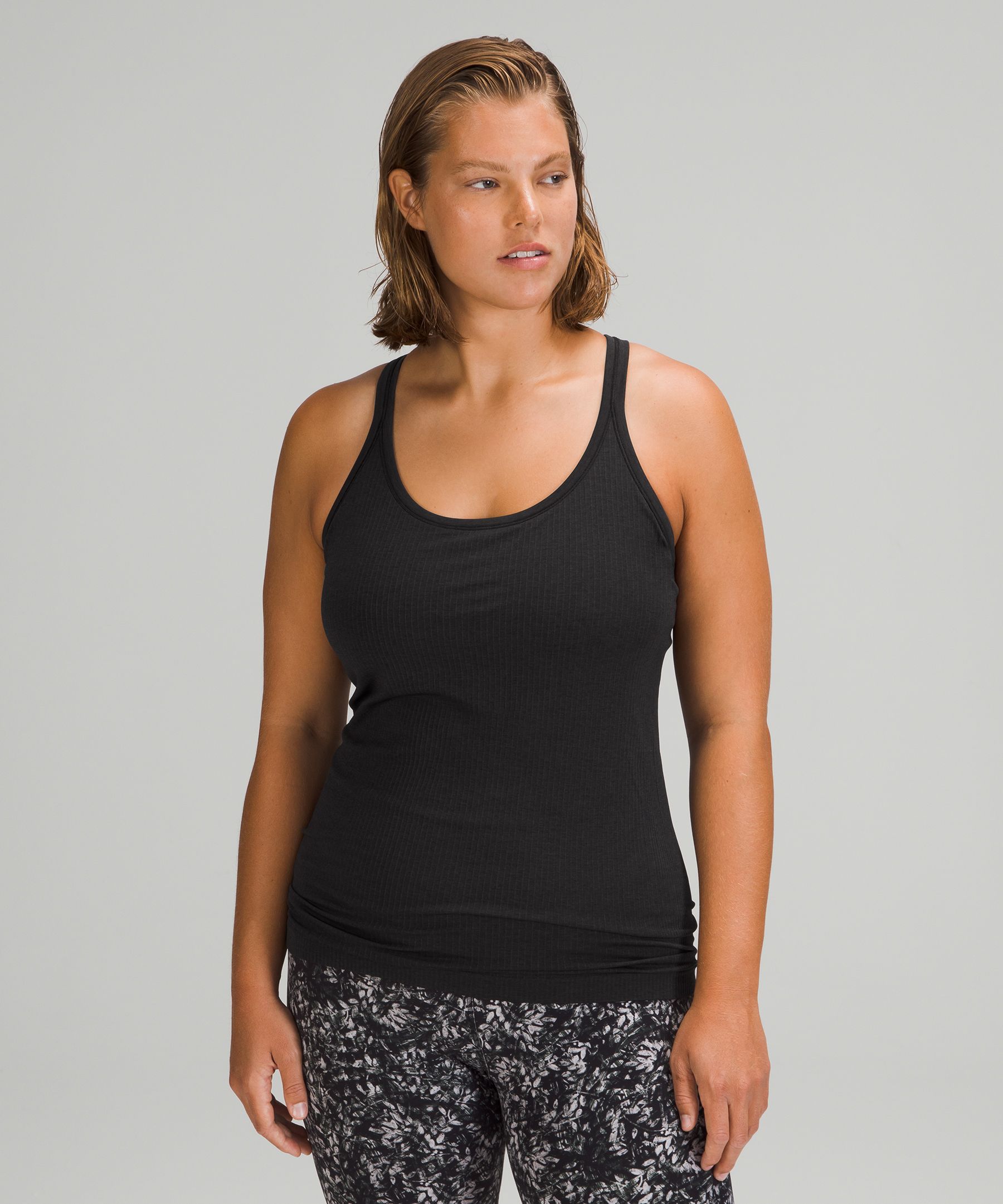 Lululemon Singlet Dame Svarte | 86739-ICJK