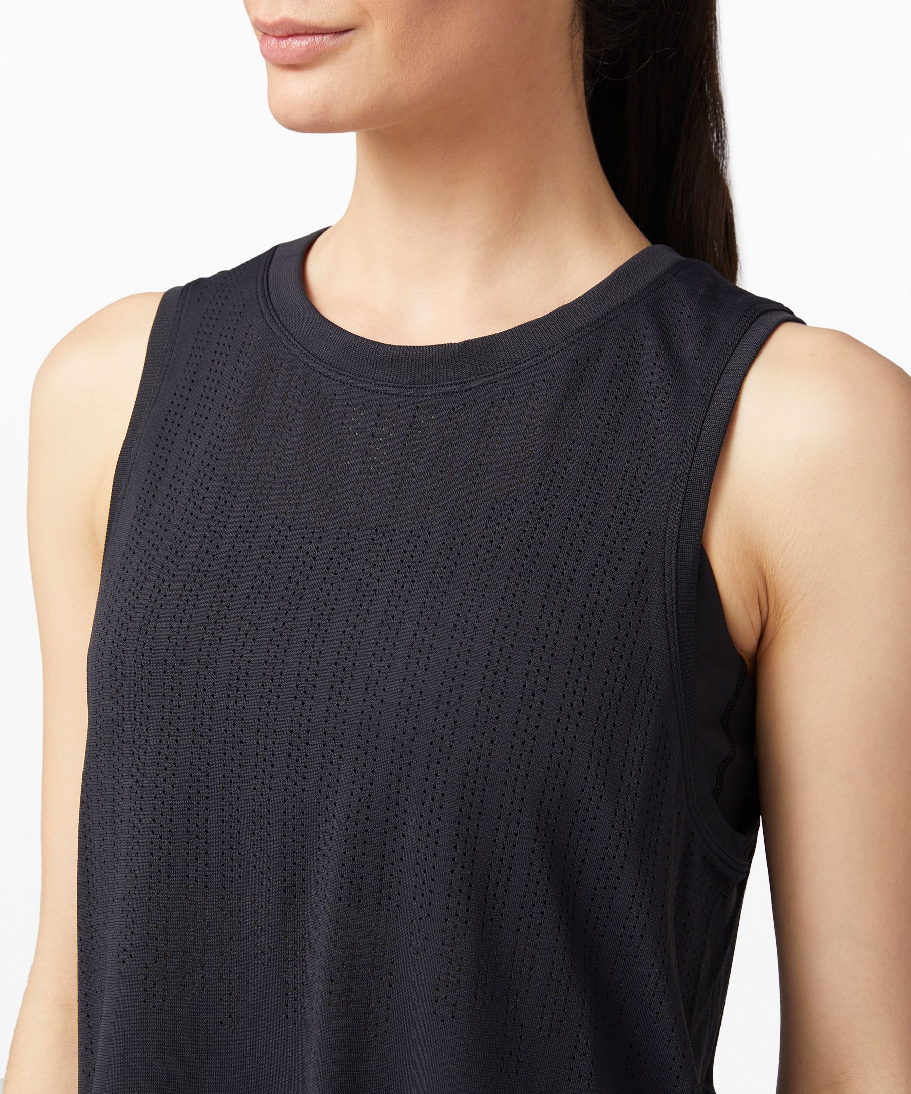 Lululemon Singlet Dame Svarte | 92541-EJQX