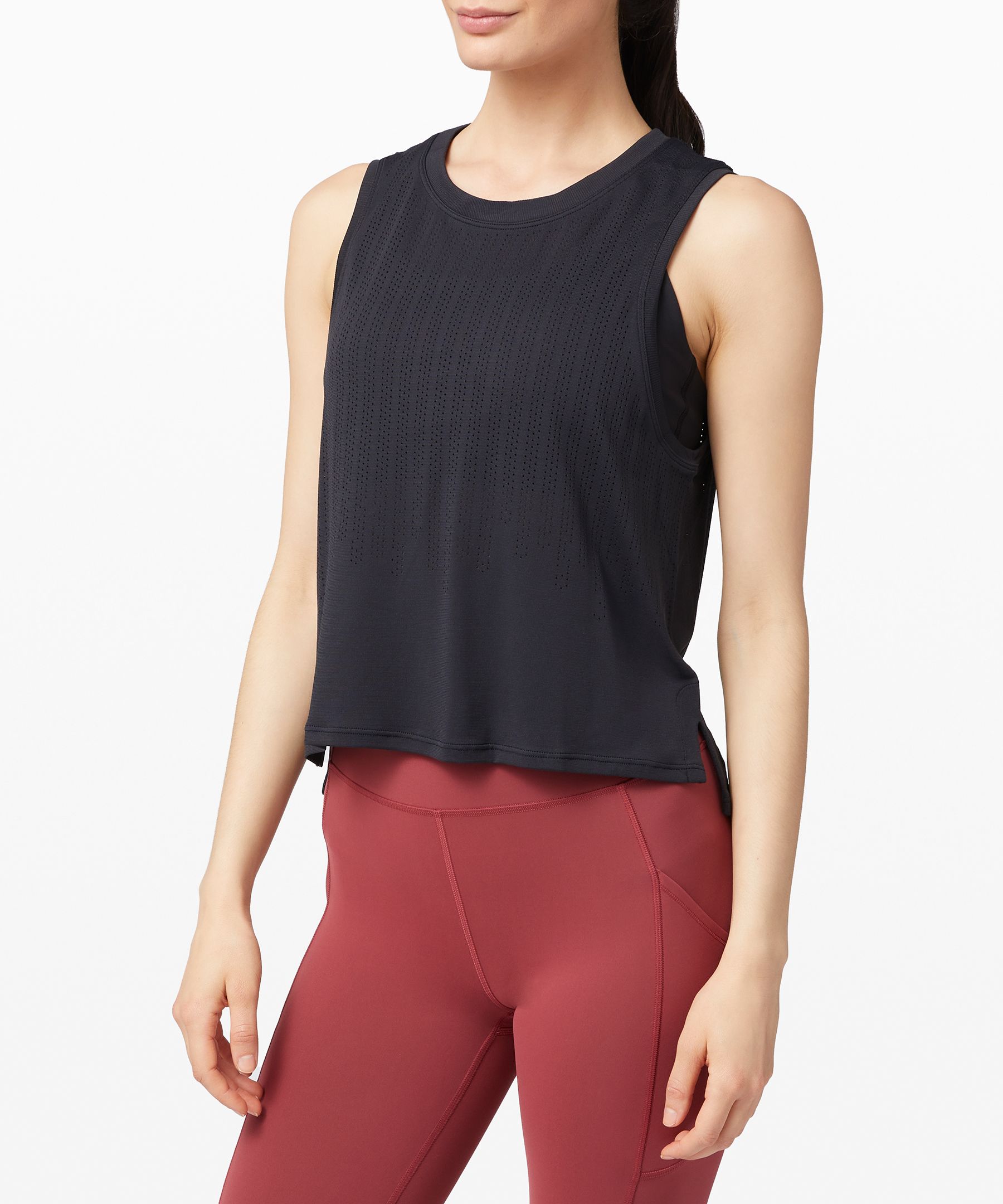 Lululemon Singlet Dame Svarte | 92541-EJQX