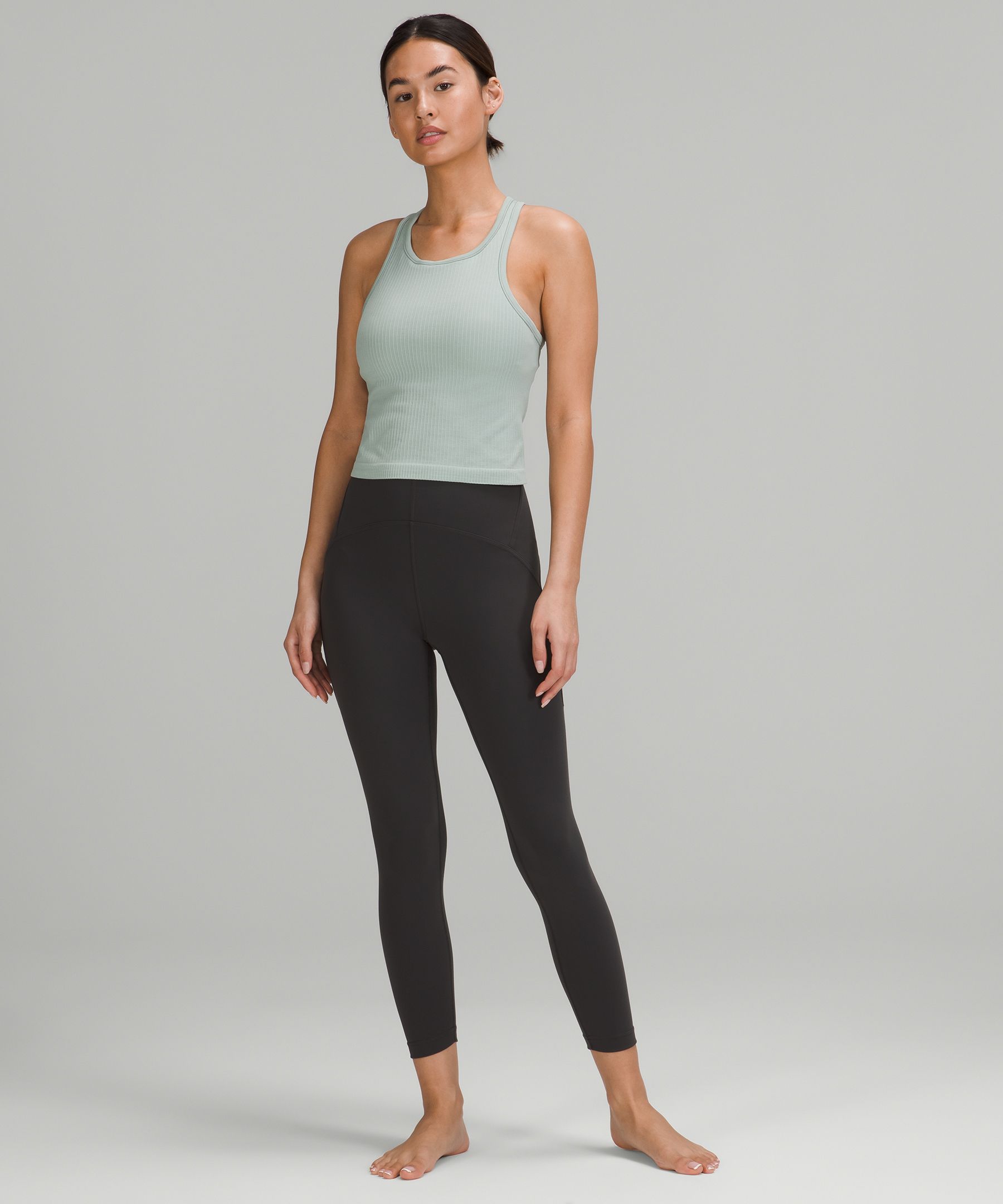 Lululemon Singlet Dame Sølv Blå | 75146-WJFB