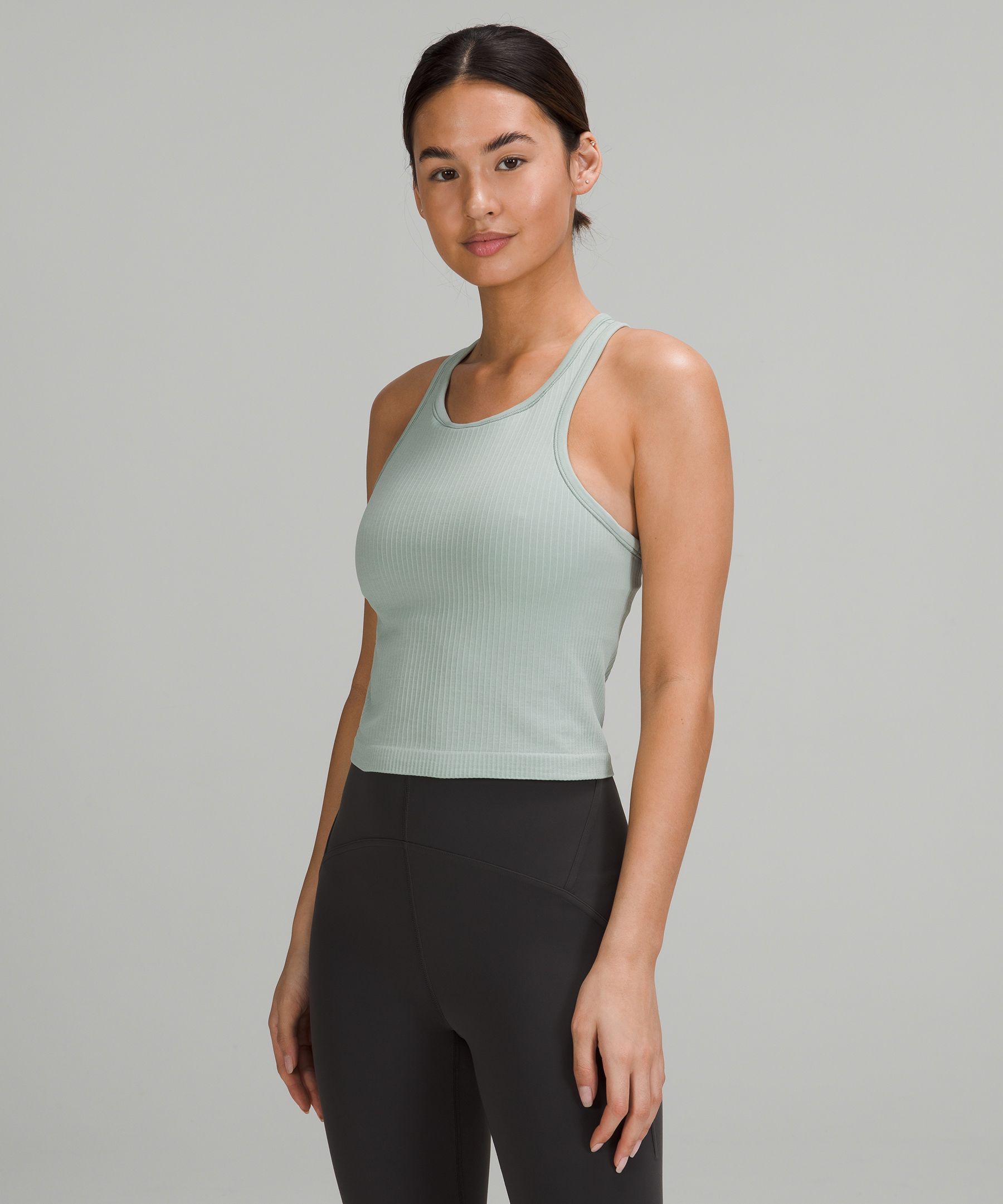 Lululemon Singlet Dame Sølv Blå | 75146-WJFB