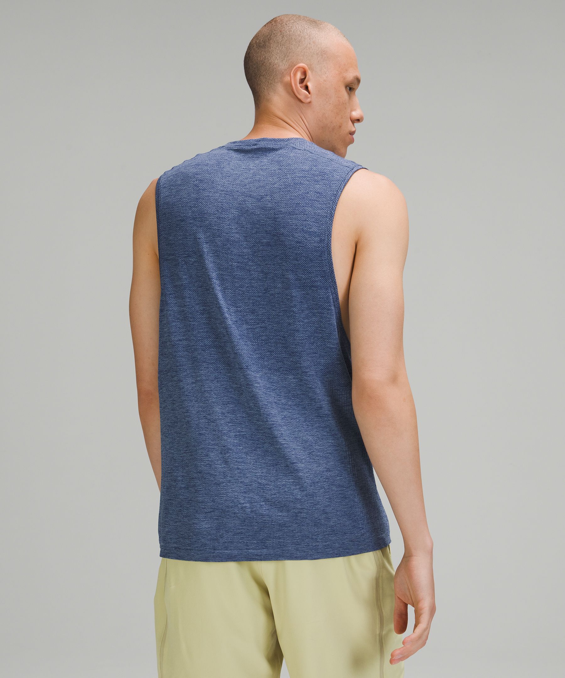 Lululemon Singlet Herre Blå | 16890-XPZG