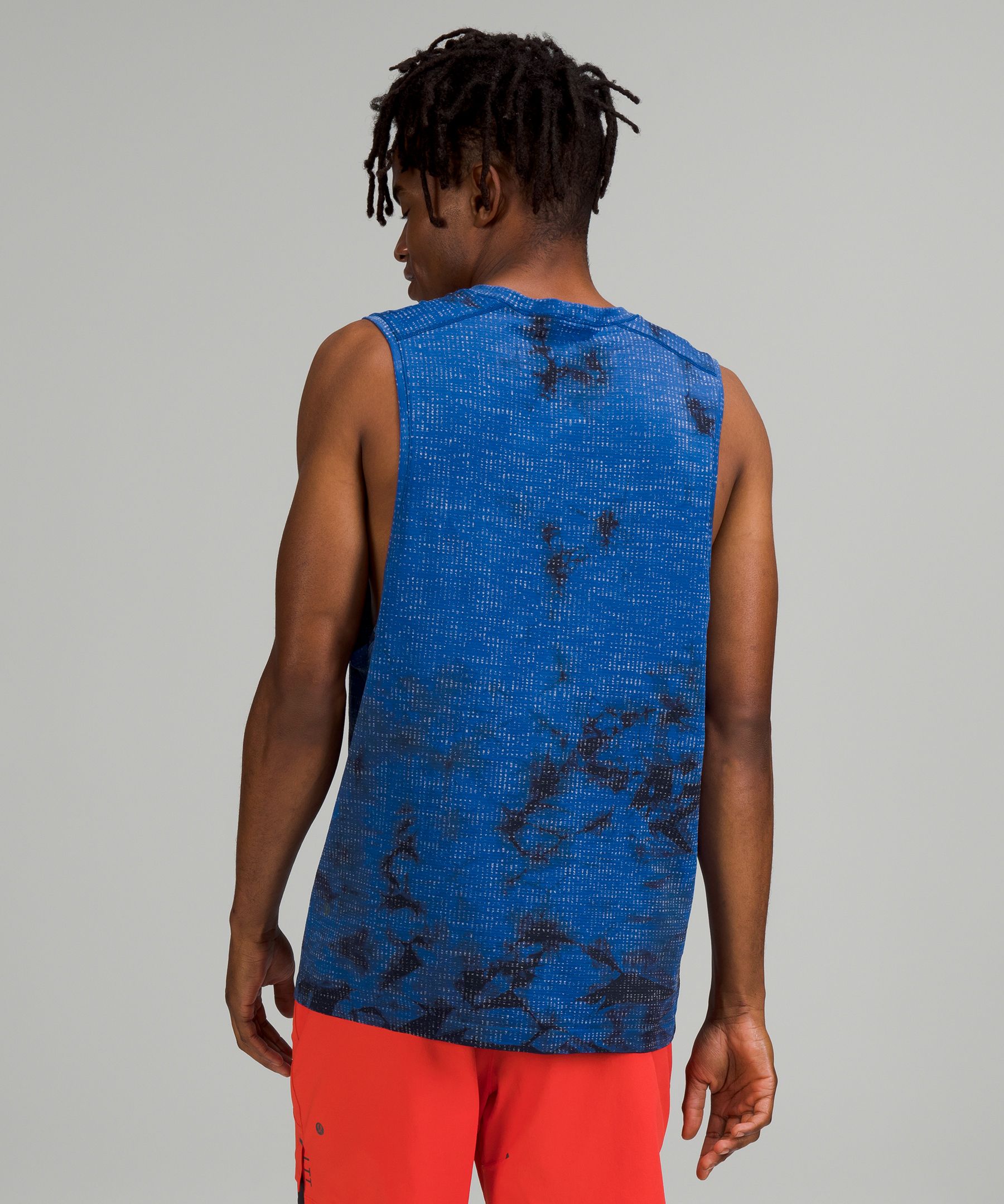 Lululemon Singlet Herre Blå | 31560-OLSG