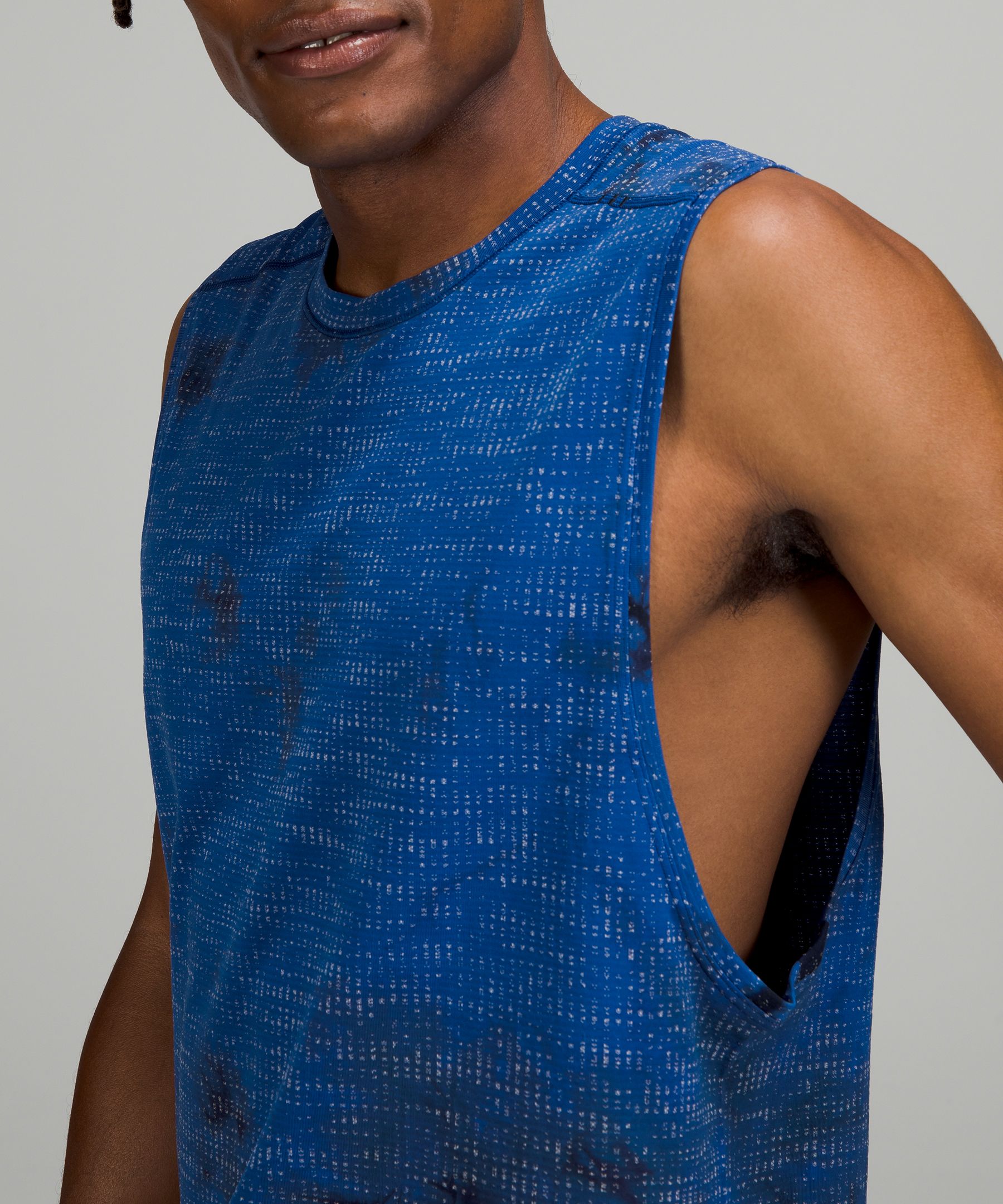 Lululemon Singlet Herre Blå | 31560-OLSG