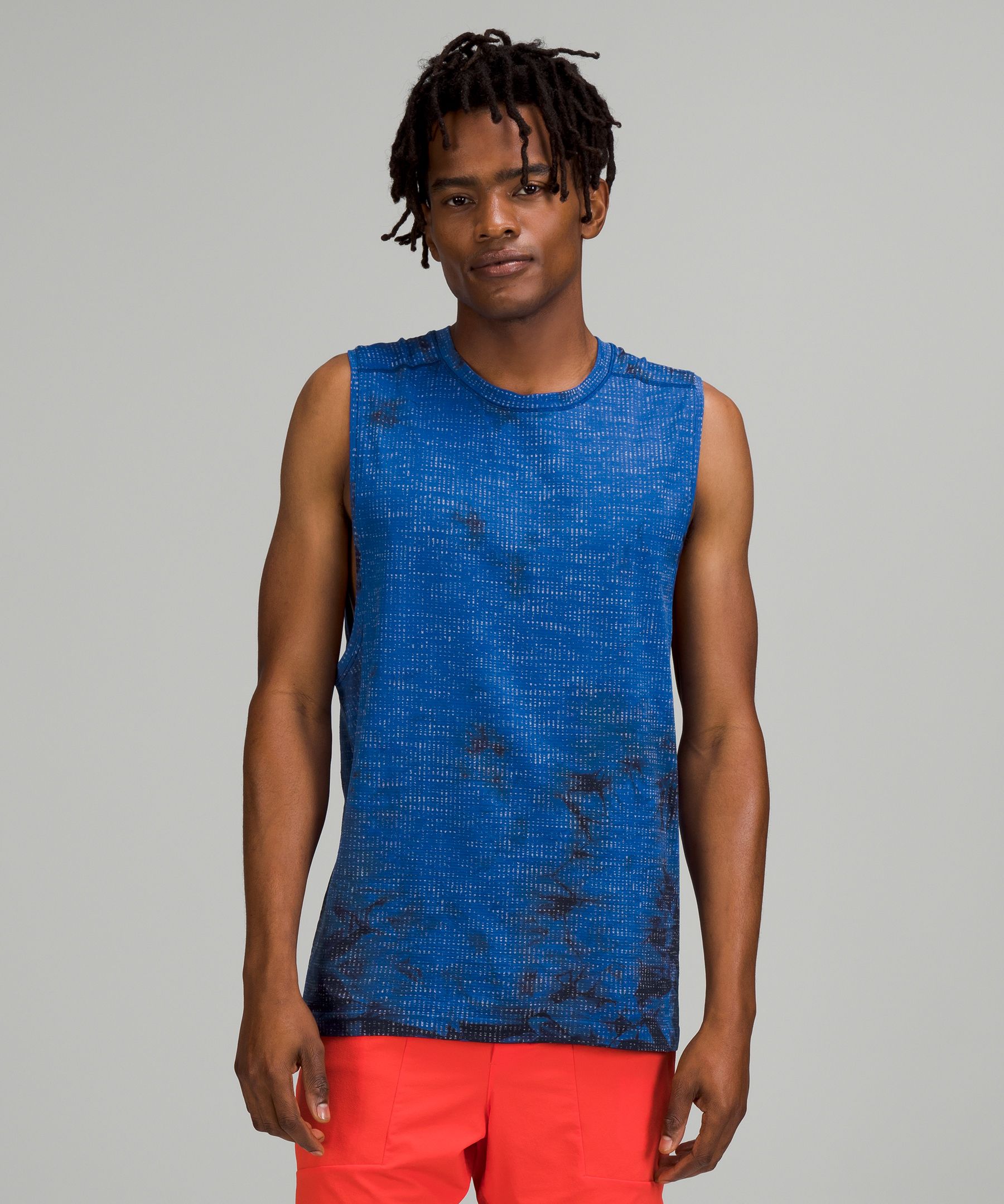 Lululemon Singlet Herre Blå | 31560-OLSG