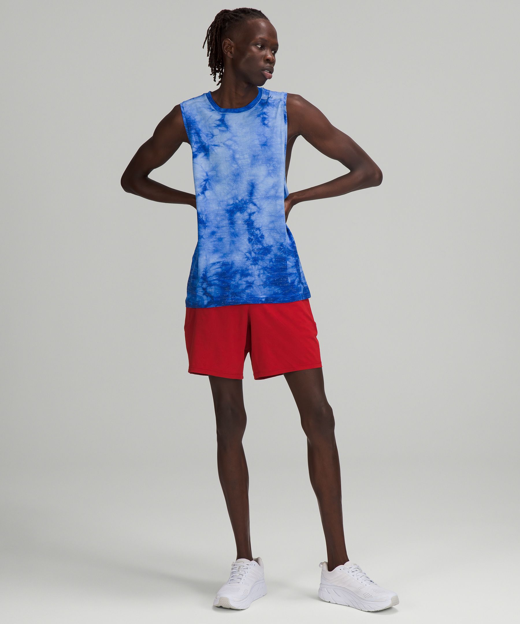 Lululemon Singlet Herre Blå | 39602-ZLTR