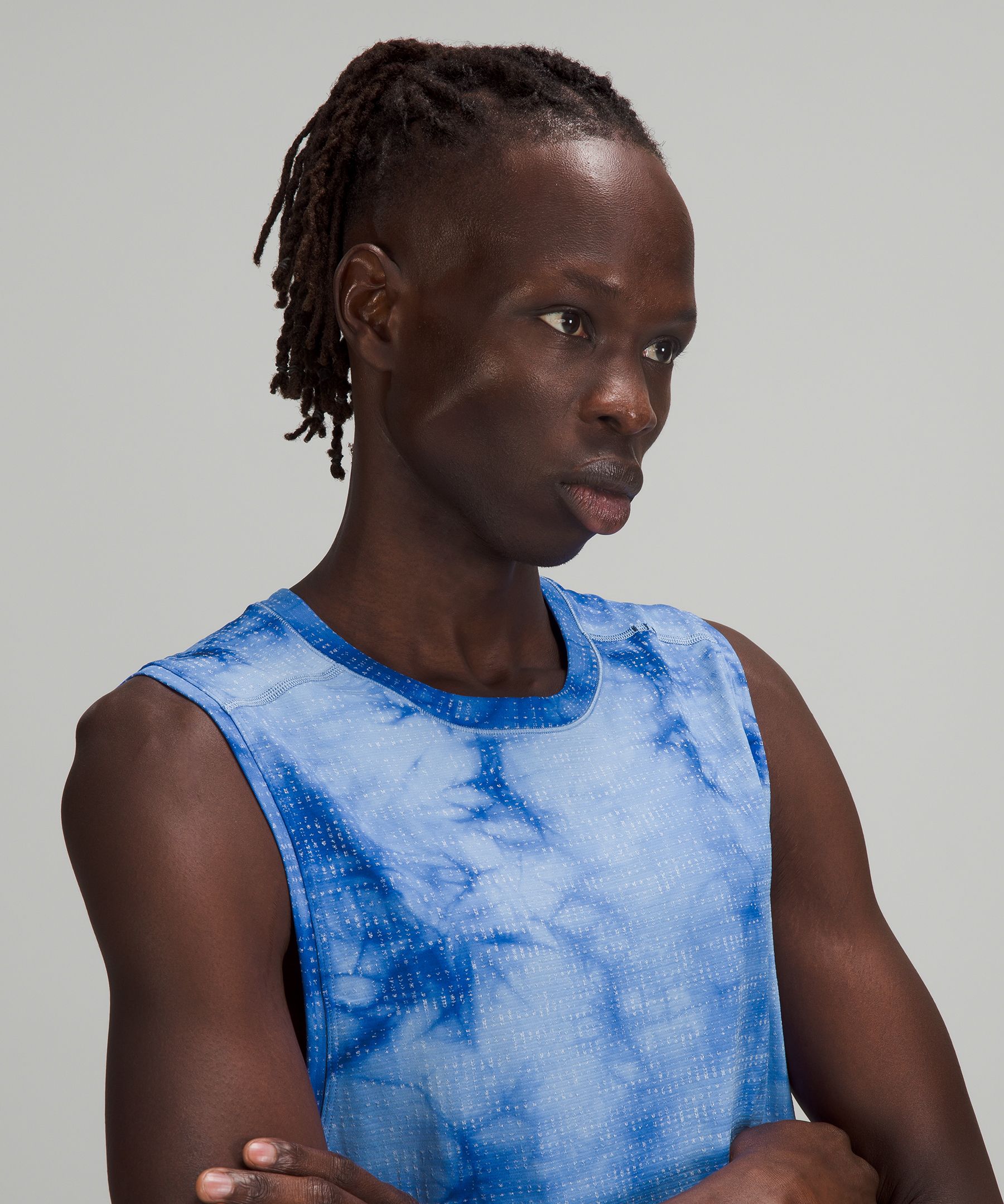 Lululemon Singlet Herre Blå | 39602-ZLTR