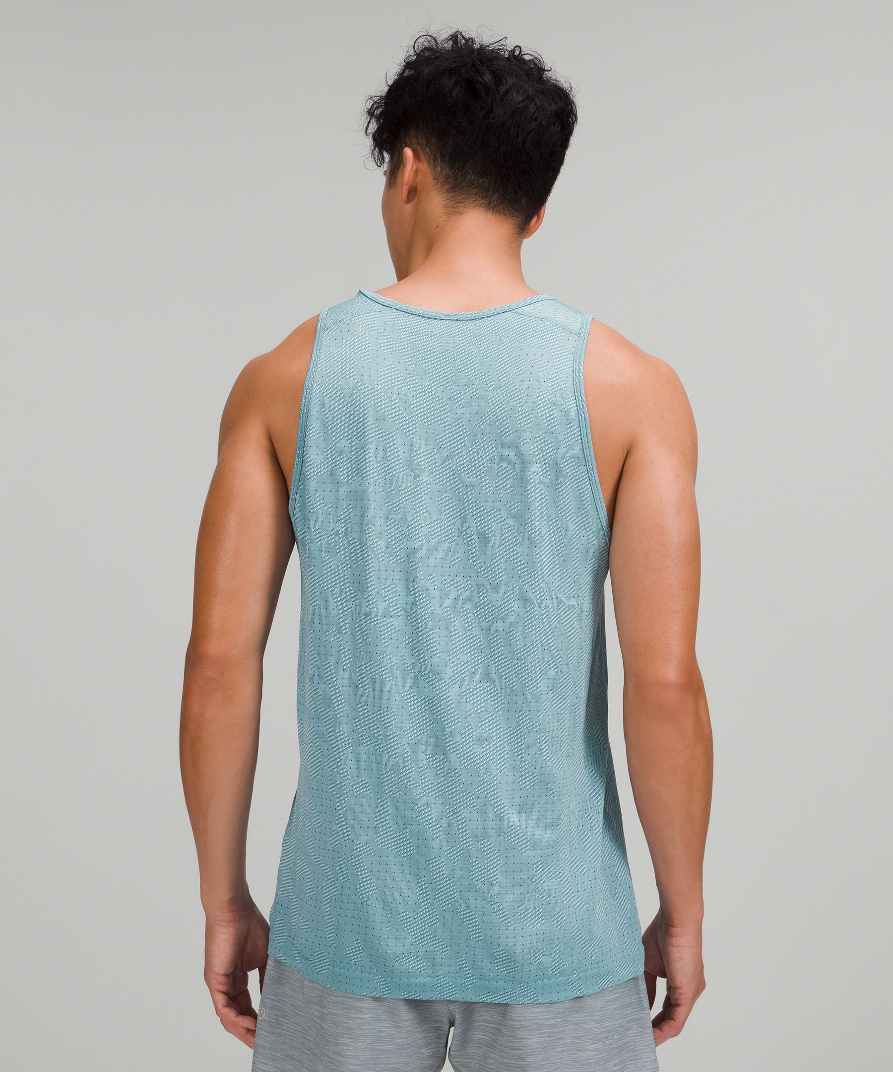 Lululemon Singlet Herre Blå | 97425-COGD