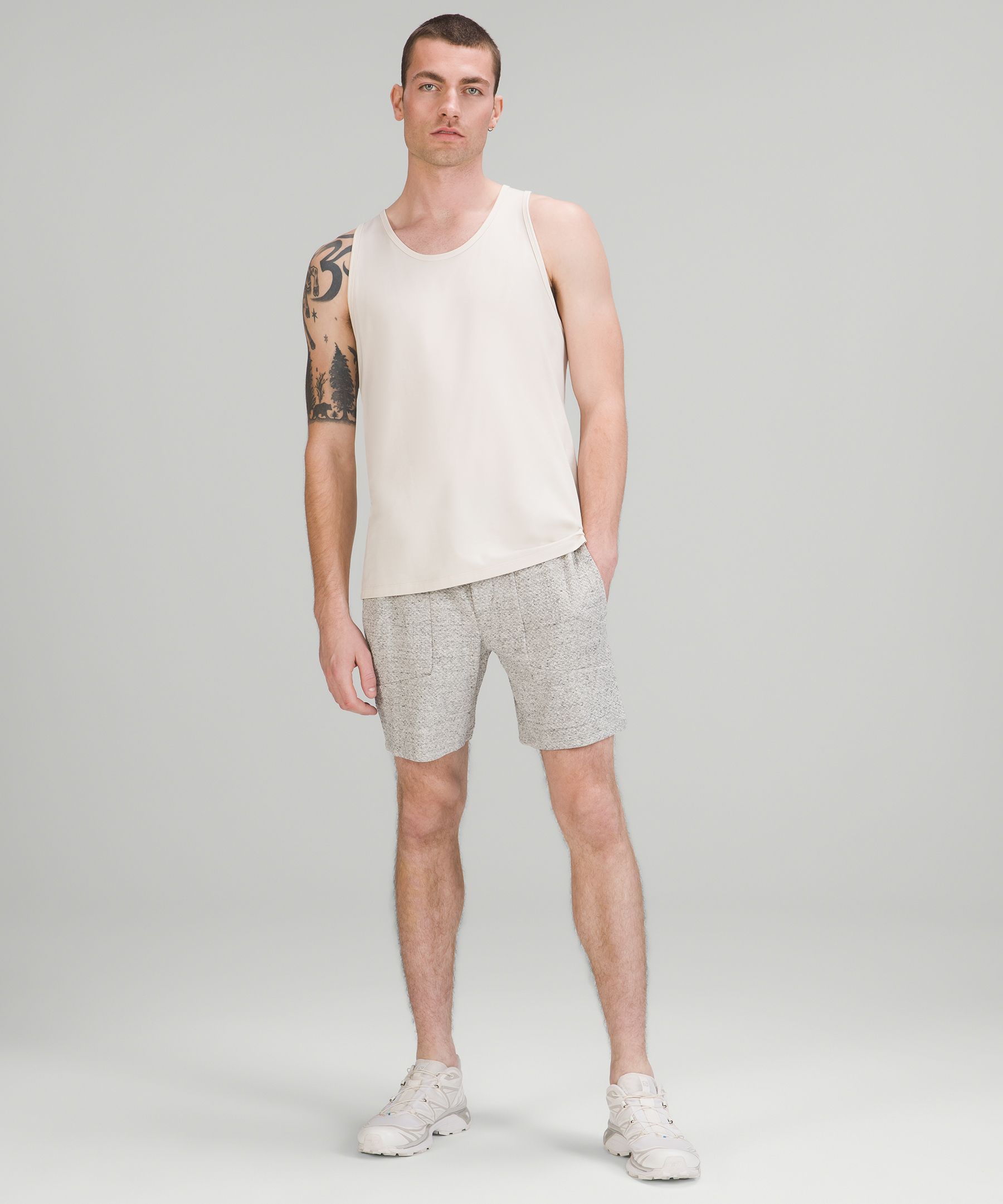 Lululemon Singlet Herre Hvite | 12347-CFPA