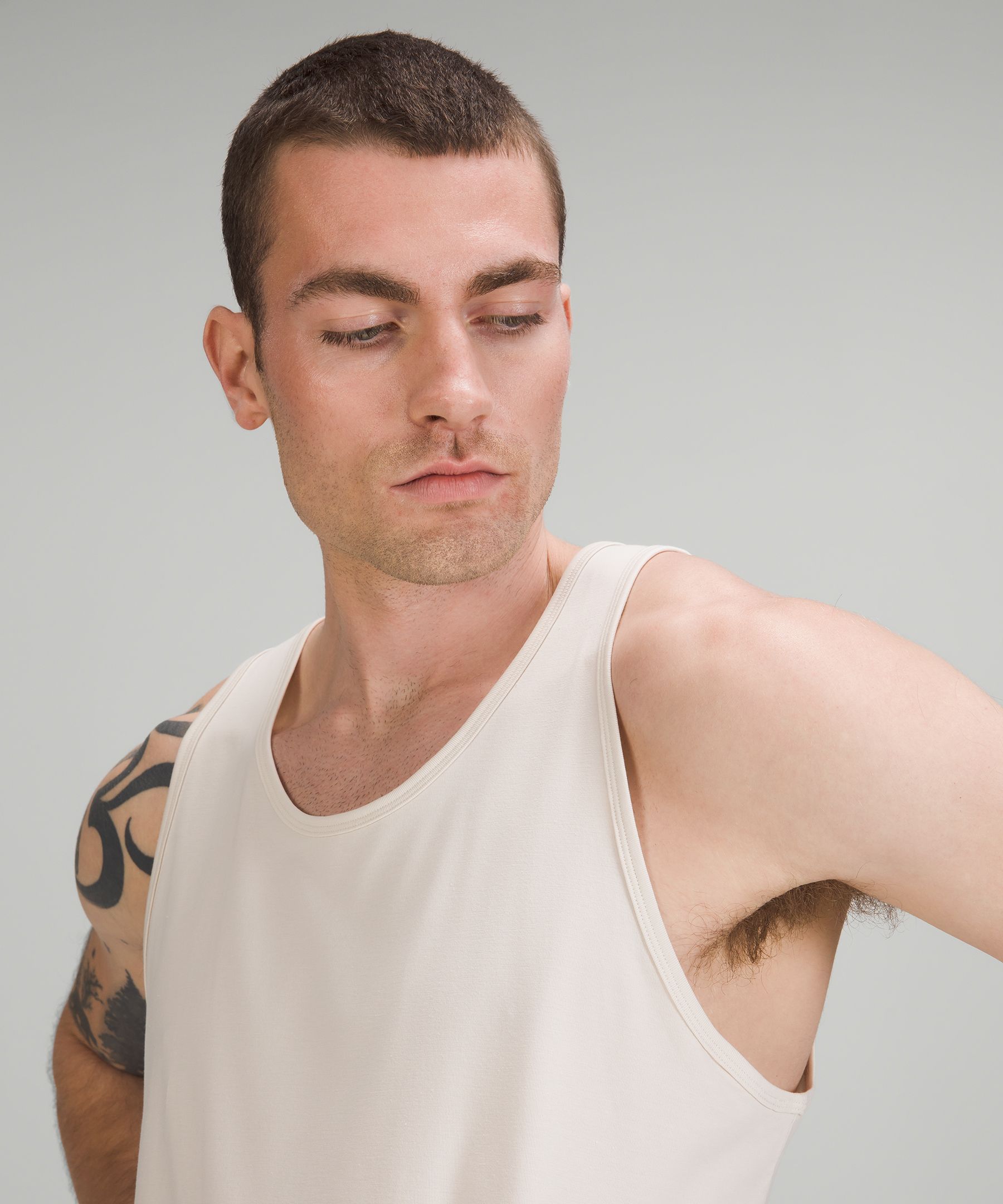 Lululemon Singlet Herre Hvite | 12347-CFPA