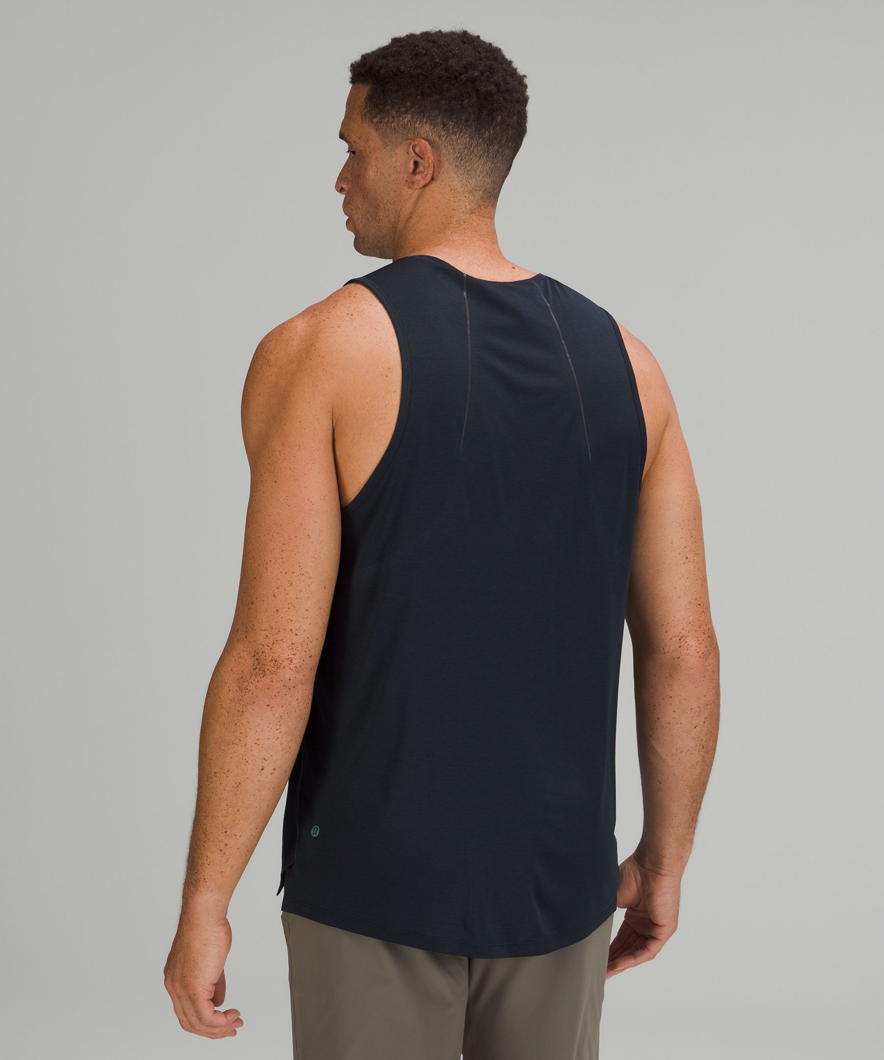 Lululemon Singlet Herre Marineblå | 76240-VTPA