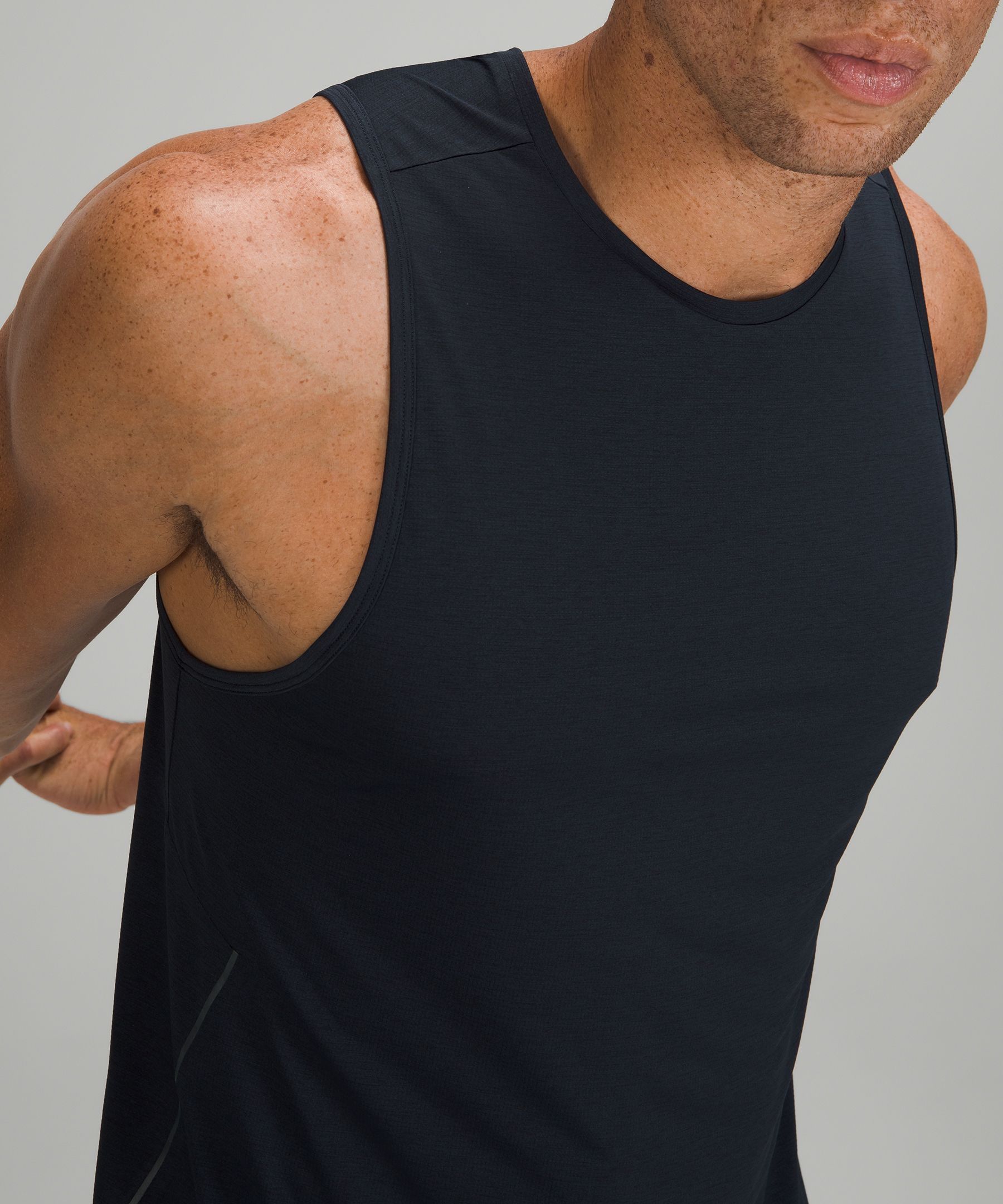 Lululemon Singlet Herre Marineblå | 76240-VTPA