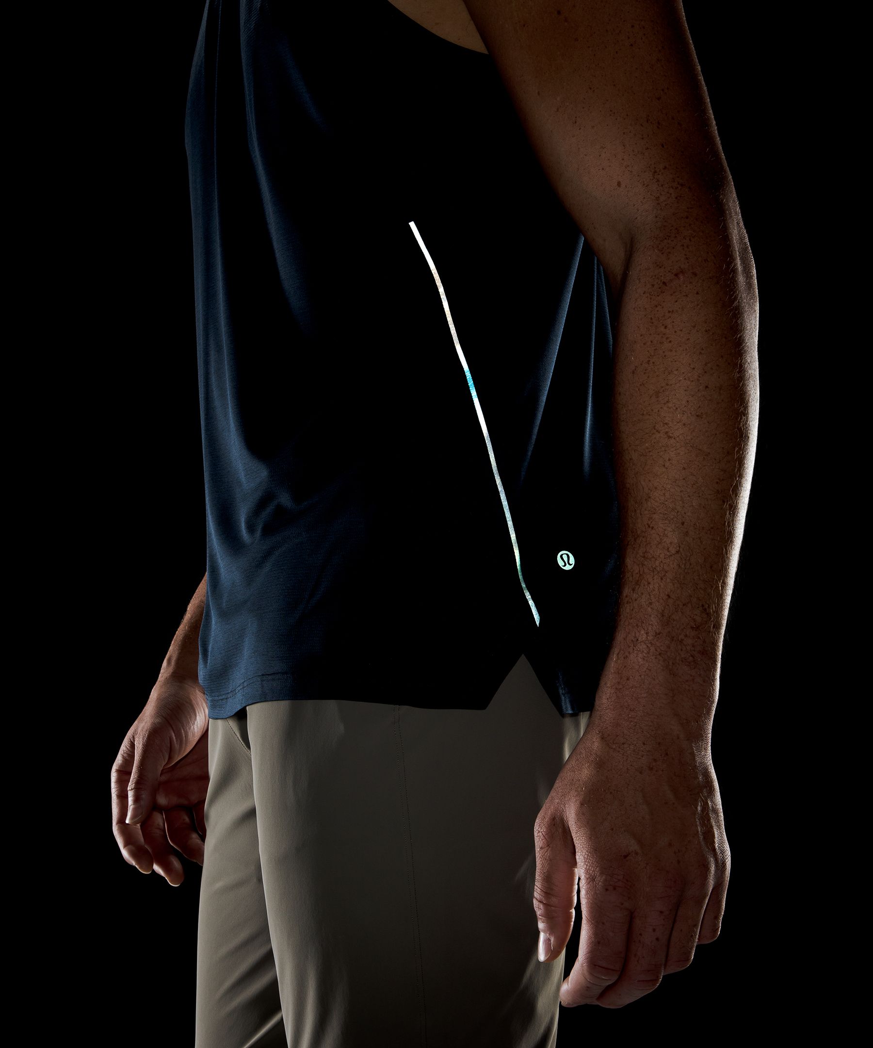 Lululemon Singlet Herre Marineblå | 76240-VTPA