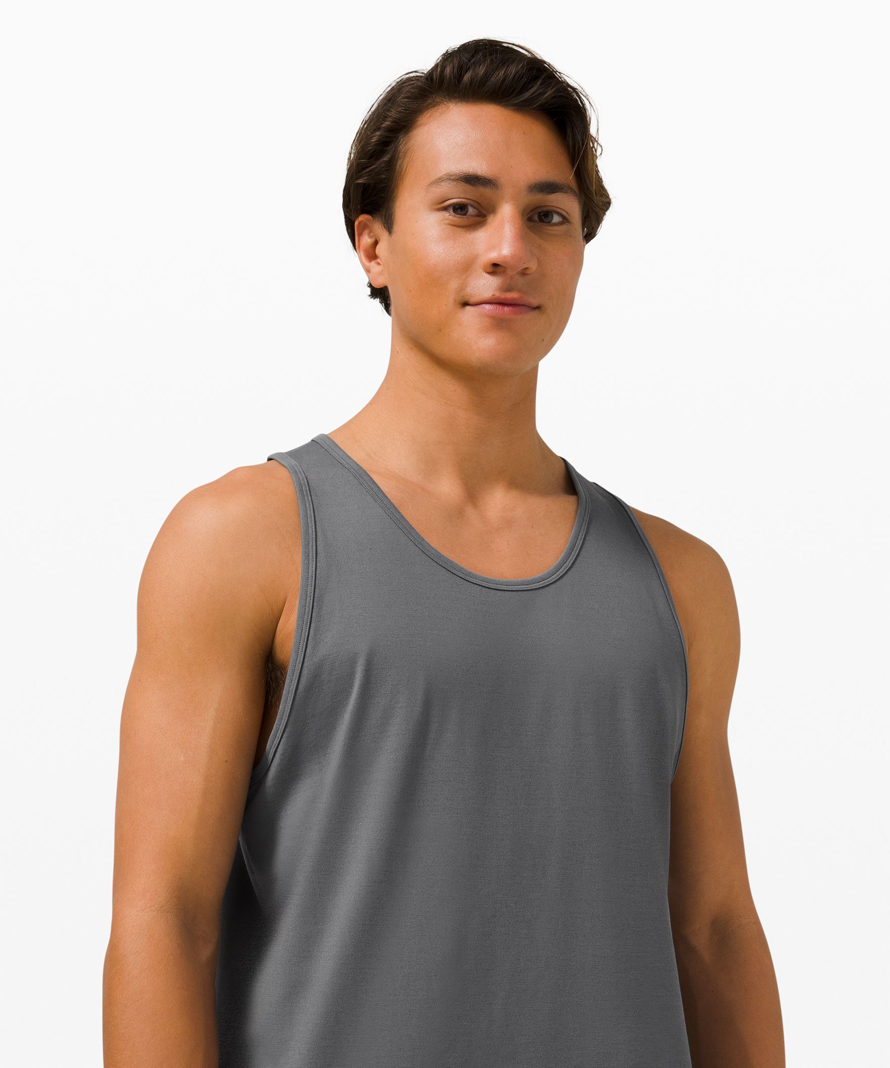 Lululemon Singlet Herre Mørke Grå | 79360-CYLO