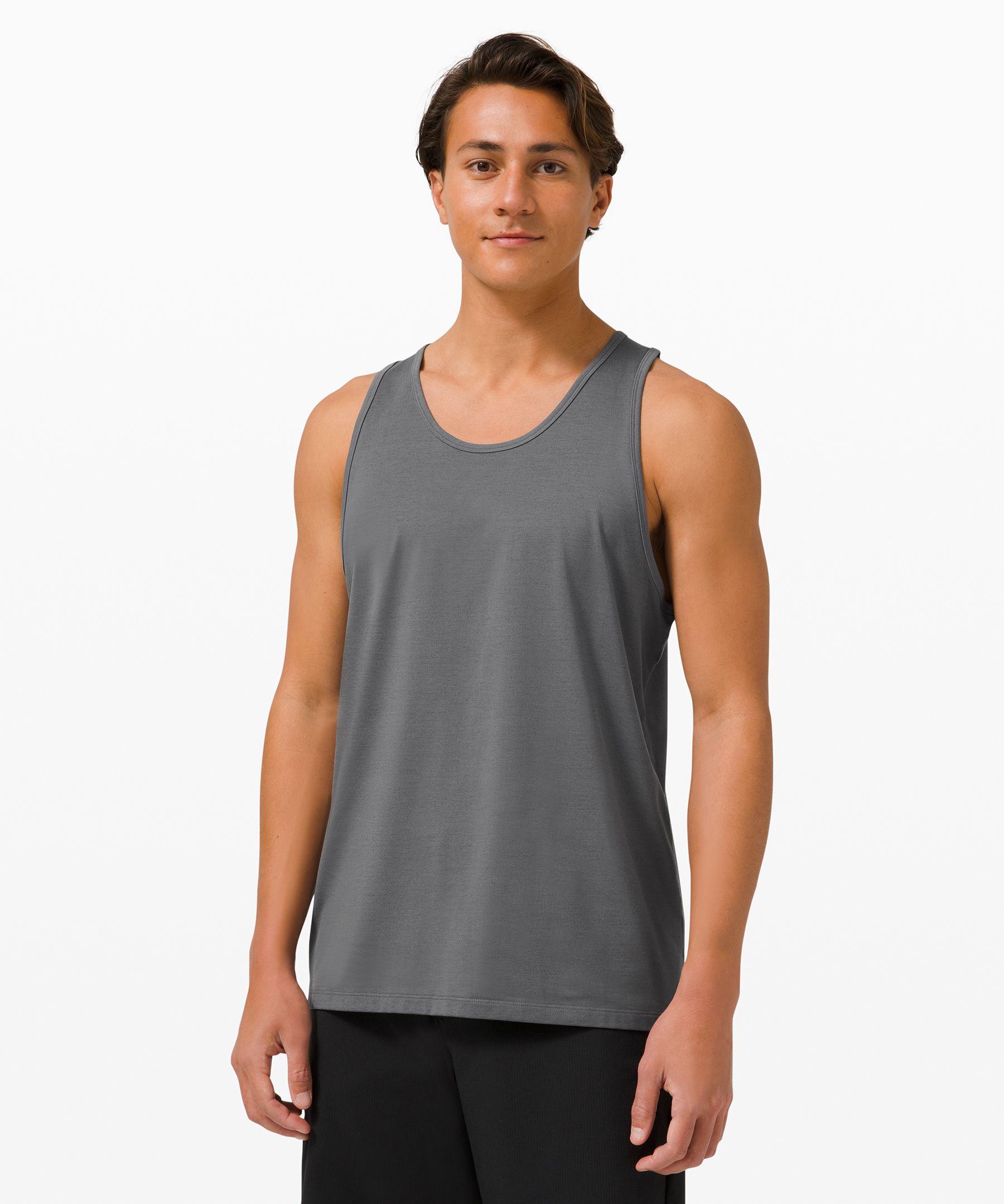 Lululemon Singlet Herre Mørke Grå | 79360-CYLO