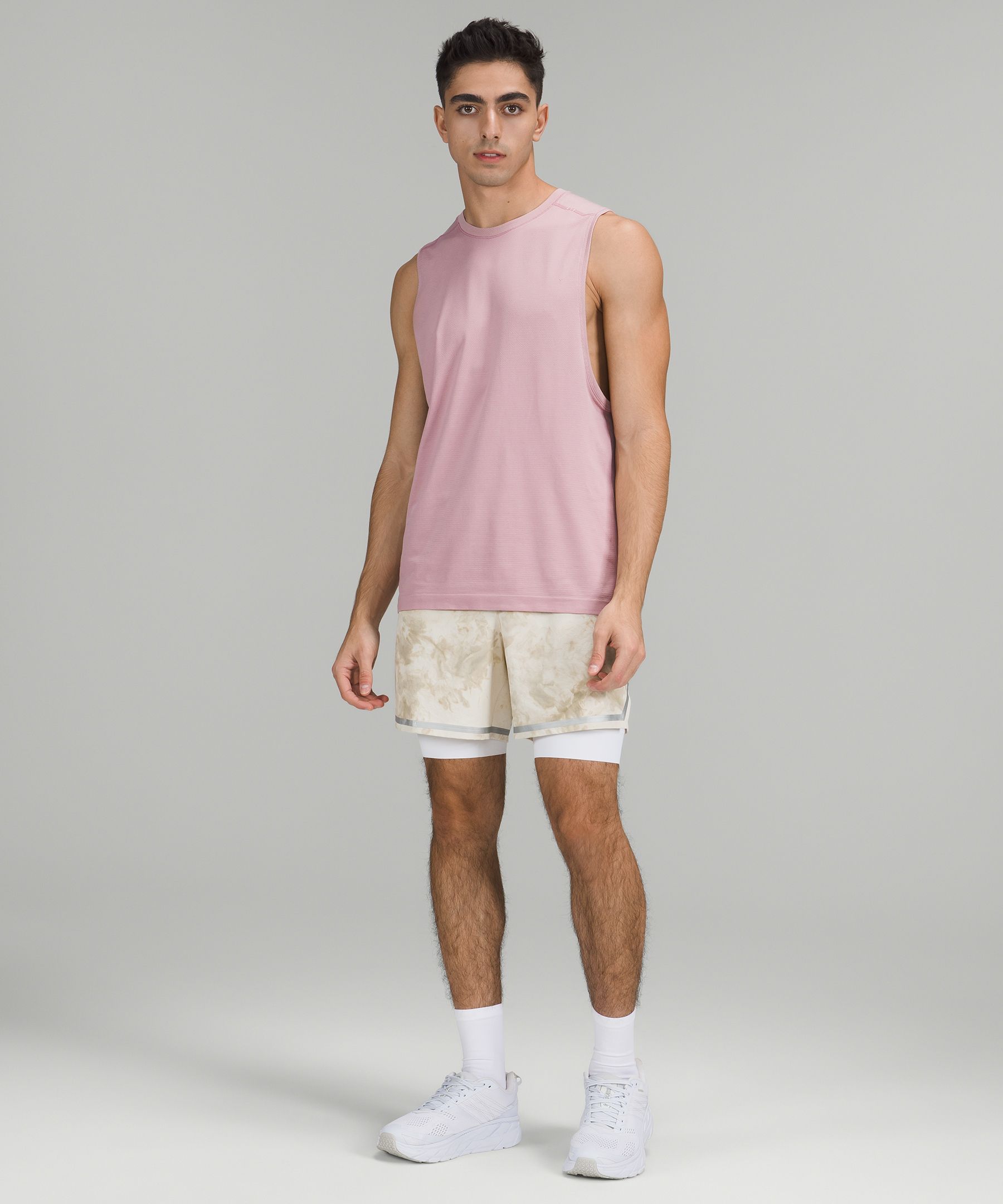 Lululemon Singlet Herre Rosa | 12470-MVJO